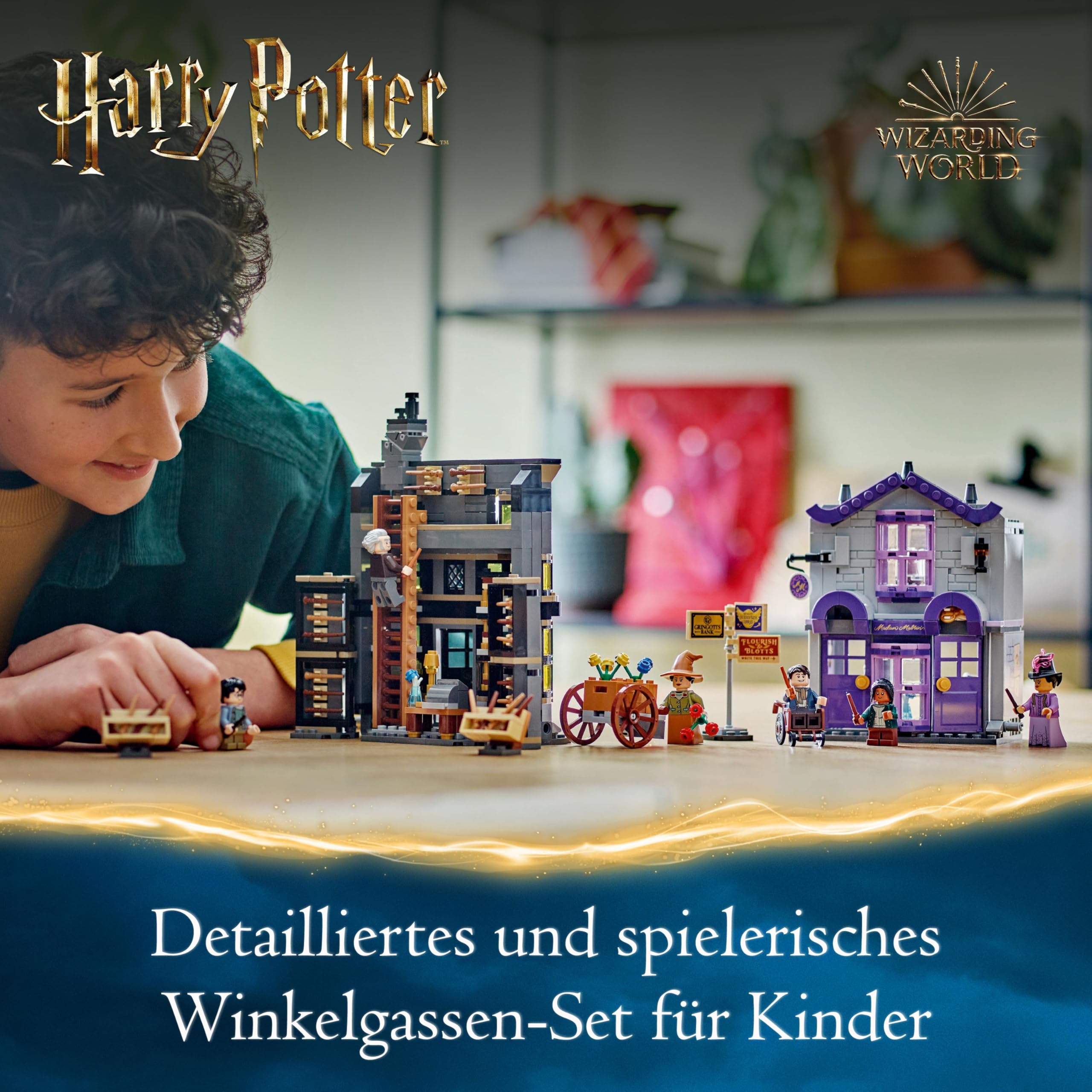 LEGO Harry Potter Ollivanders & Madam Malkins Anzüge, Läden aus der Winkelgasse