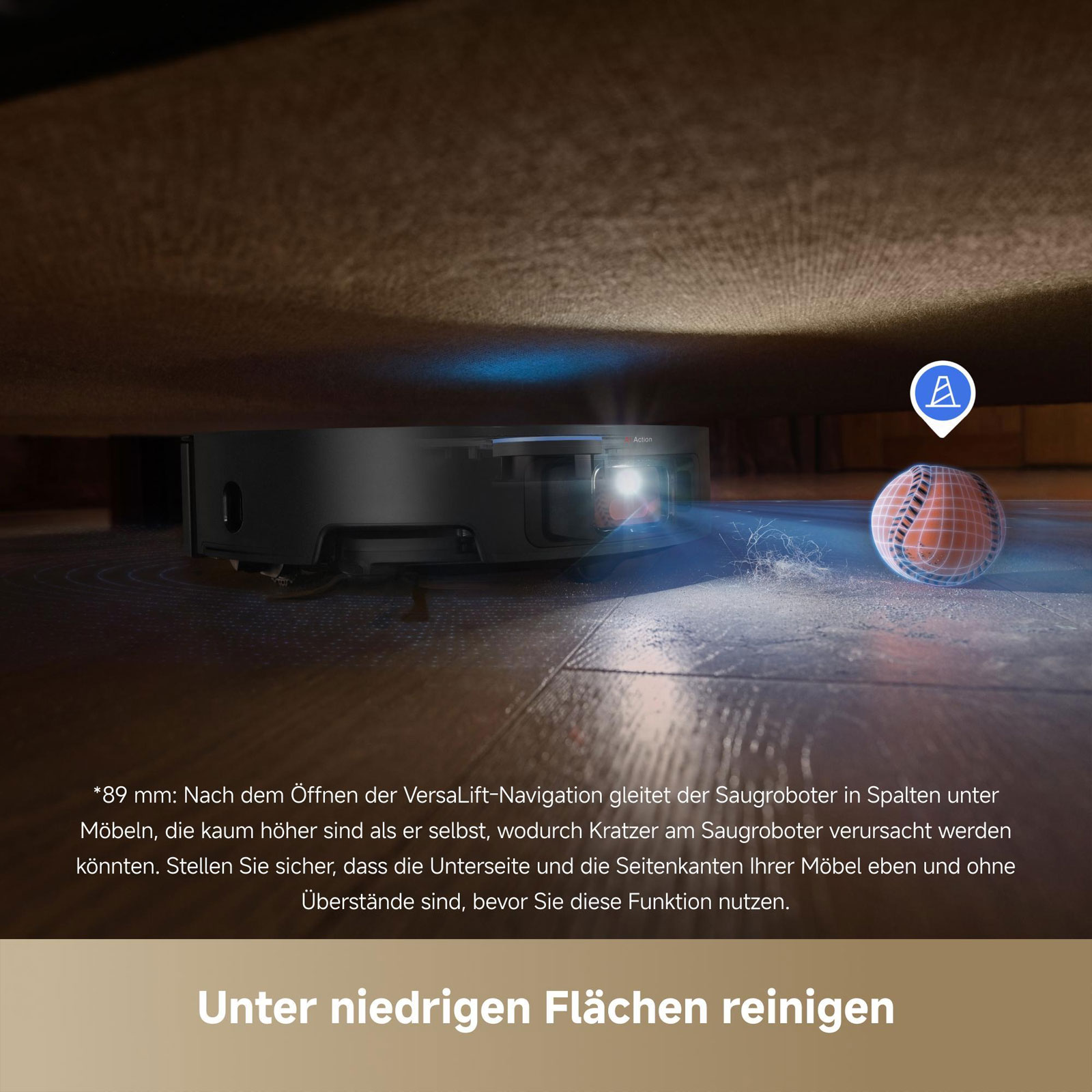 Dreame X50 Master Saugroboter mit Wischfunktion