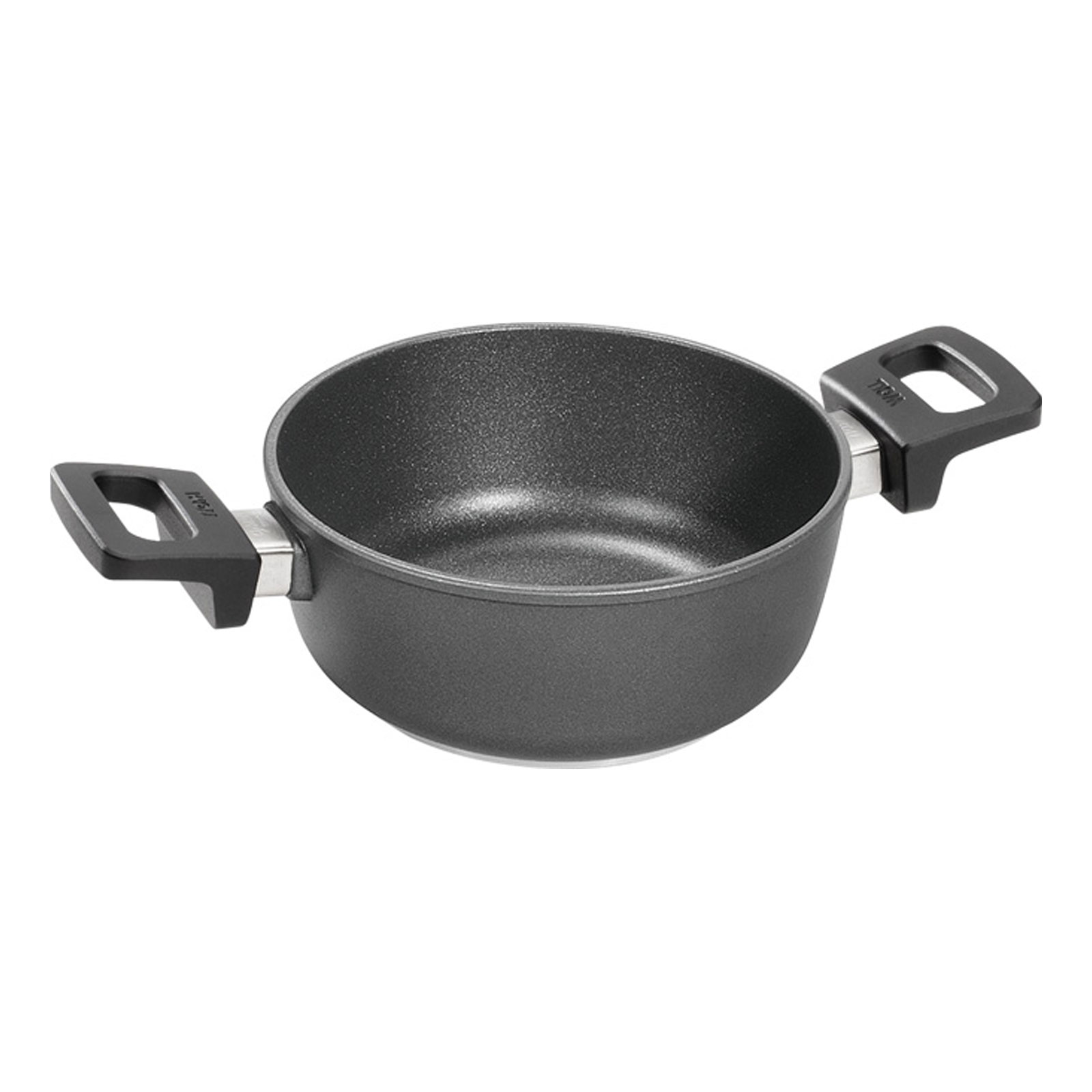 Woll 820N Titanium Nowo Guss-Kasserolle ø 20 cm, 8 cm hoch, 2.0 Liter mit 2 Seitengriffen