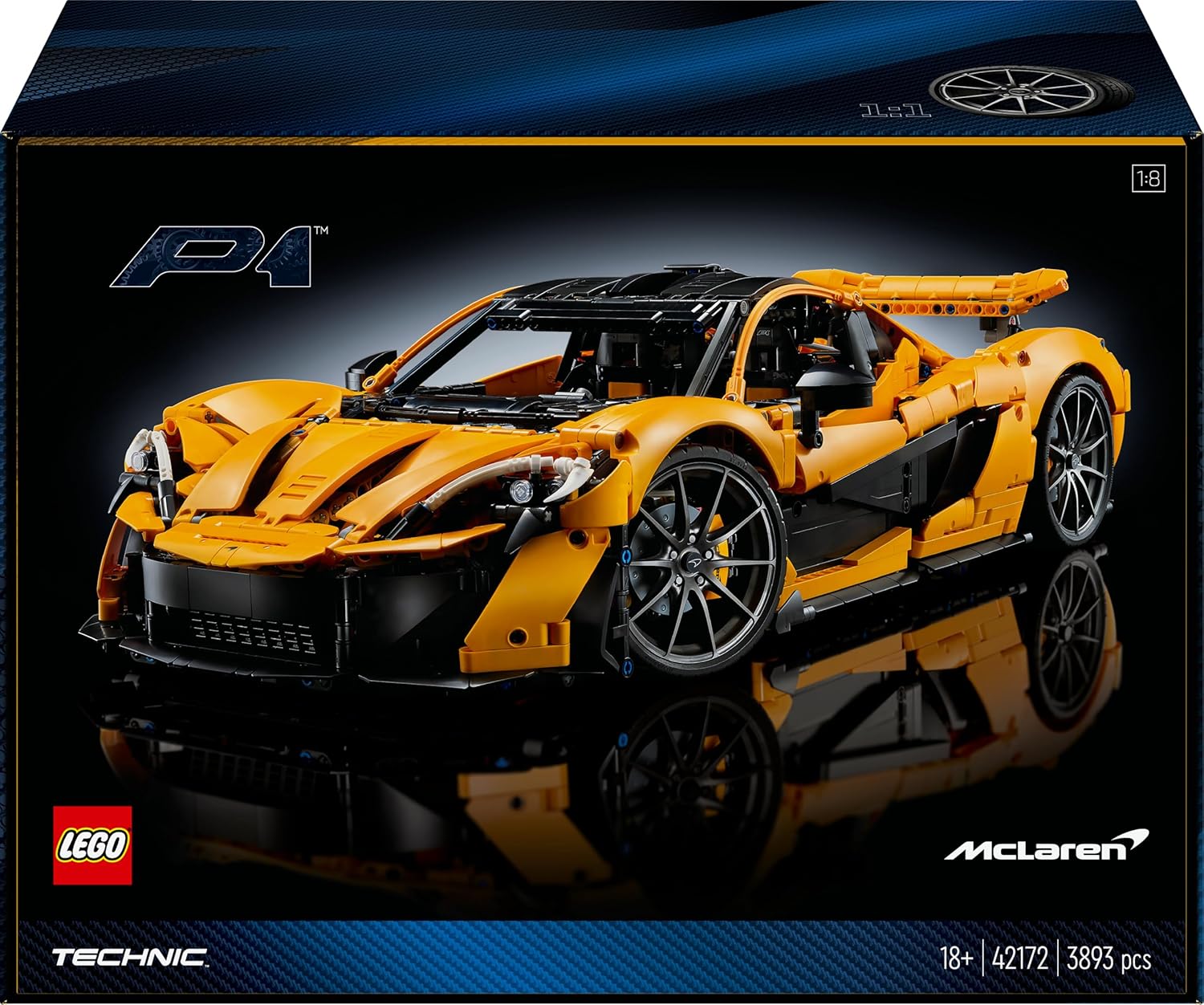 LEGO Technic McLaren P1, Set mit Supersportwagen 42172