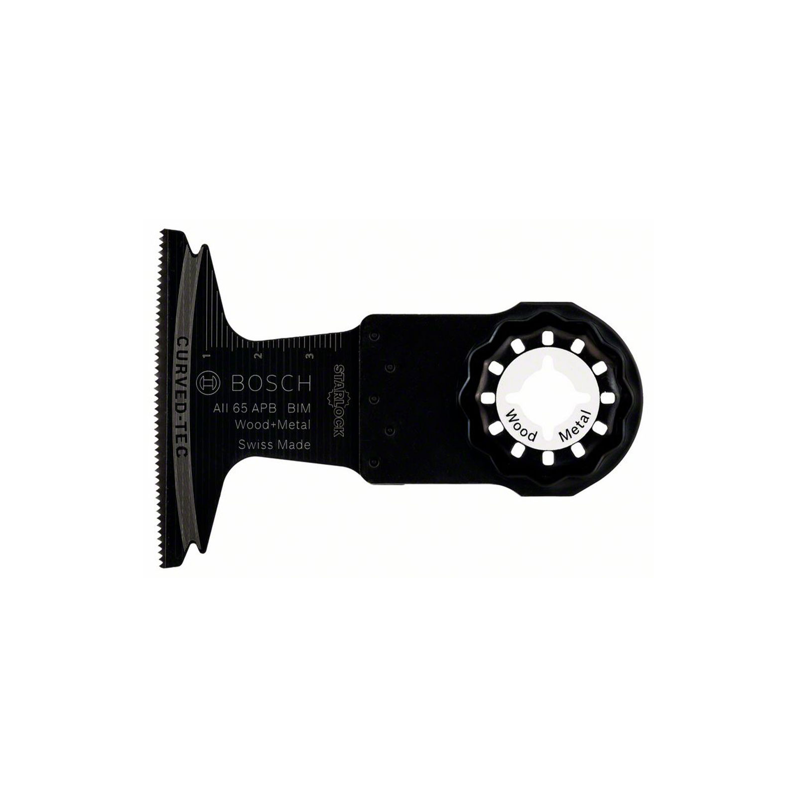 Bosch Professional BIM Tauchsaegeblatt AII 65 APB, Wood and Metal, 40 x 65 mm