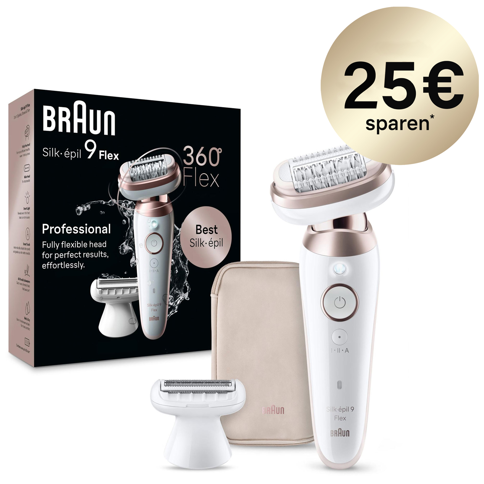 Braun Epilierer Silk-épil 9 Flex 9-030 3D