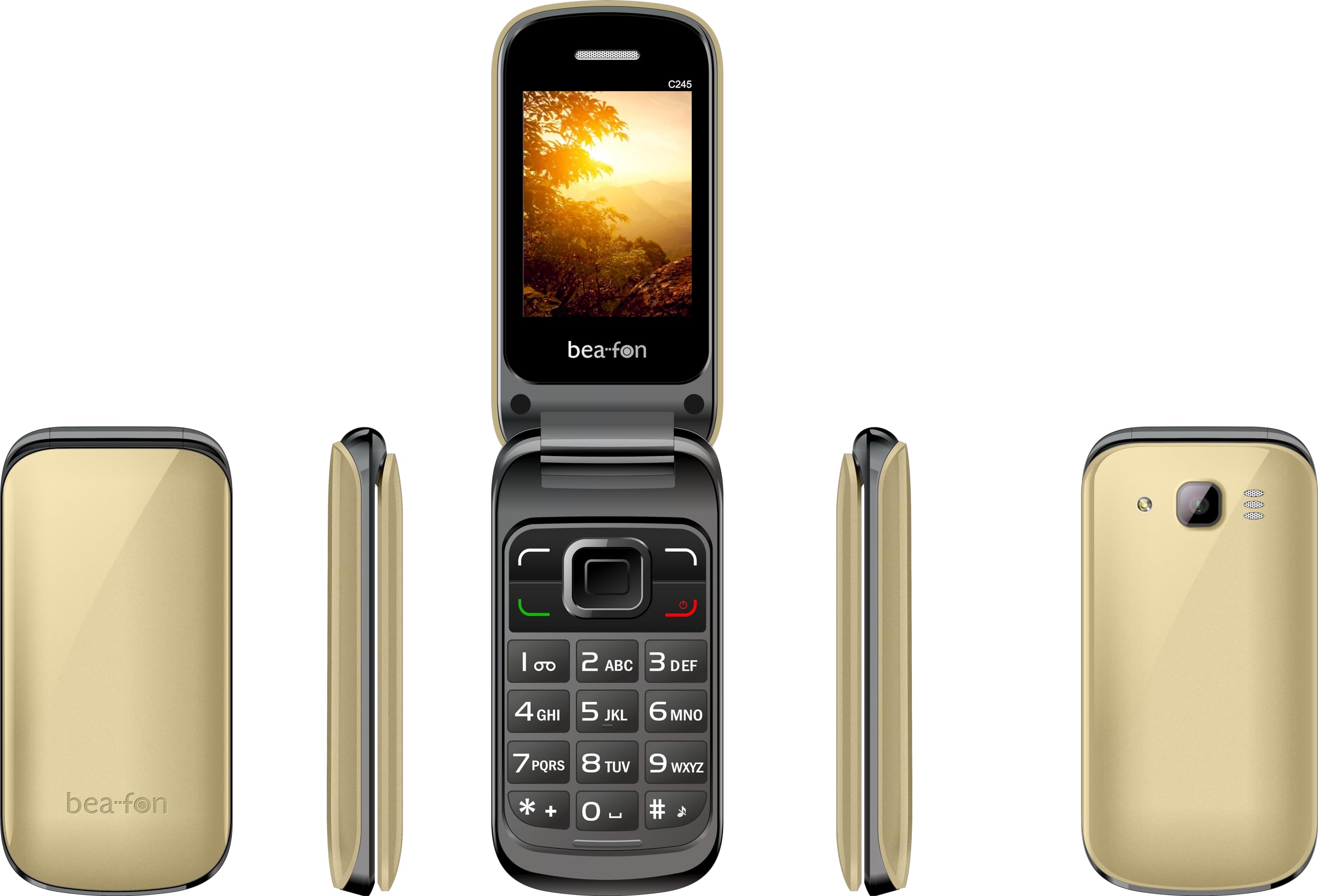 Beafon C245, champagner Handy