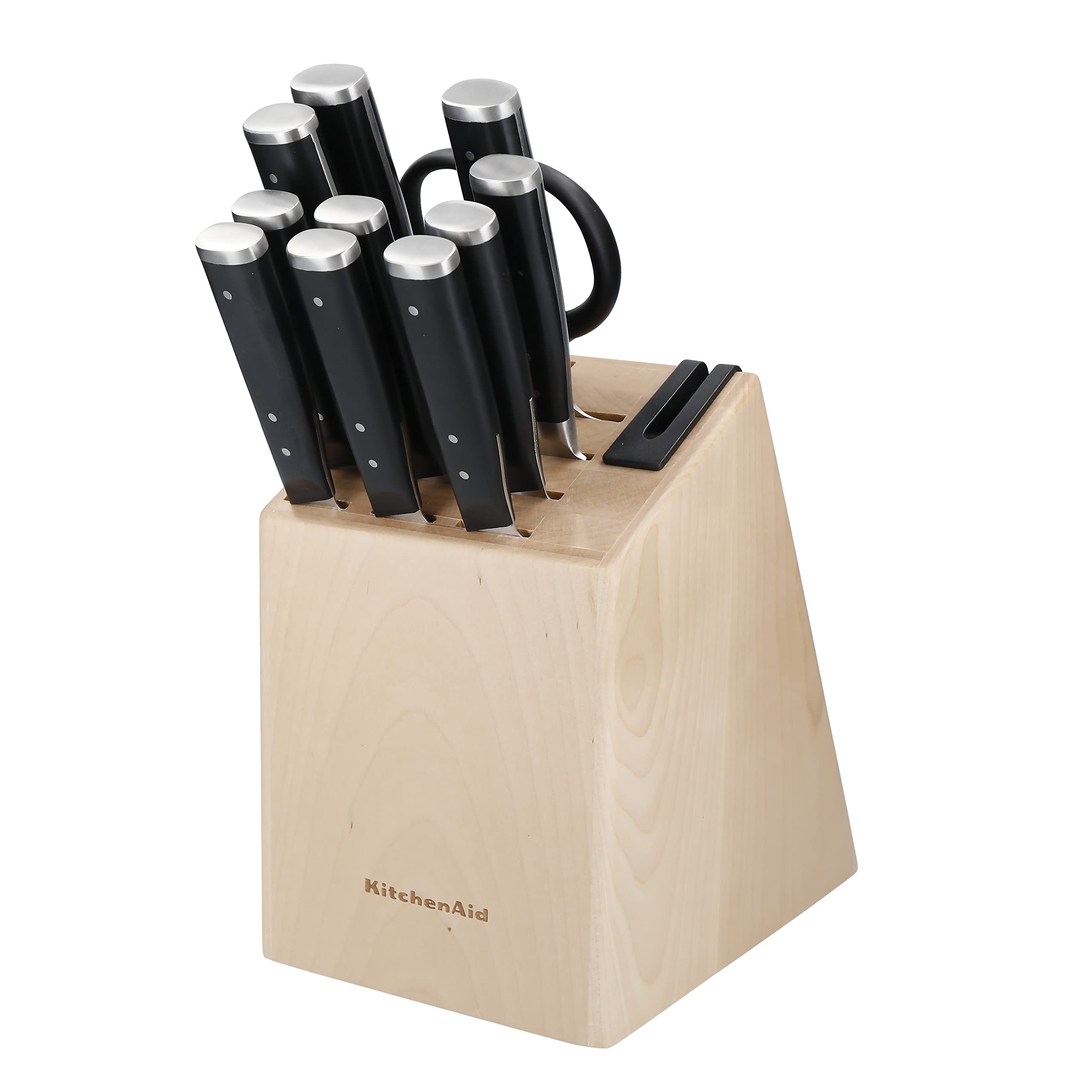 KitchenAid KAG12STSNBXOBQ Messerset 11tlg Japanischer Stahl Schwarz/Silber