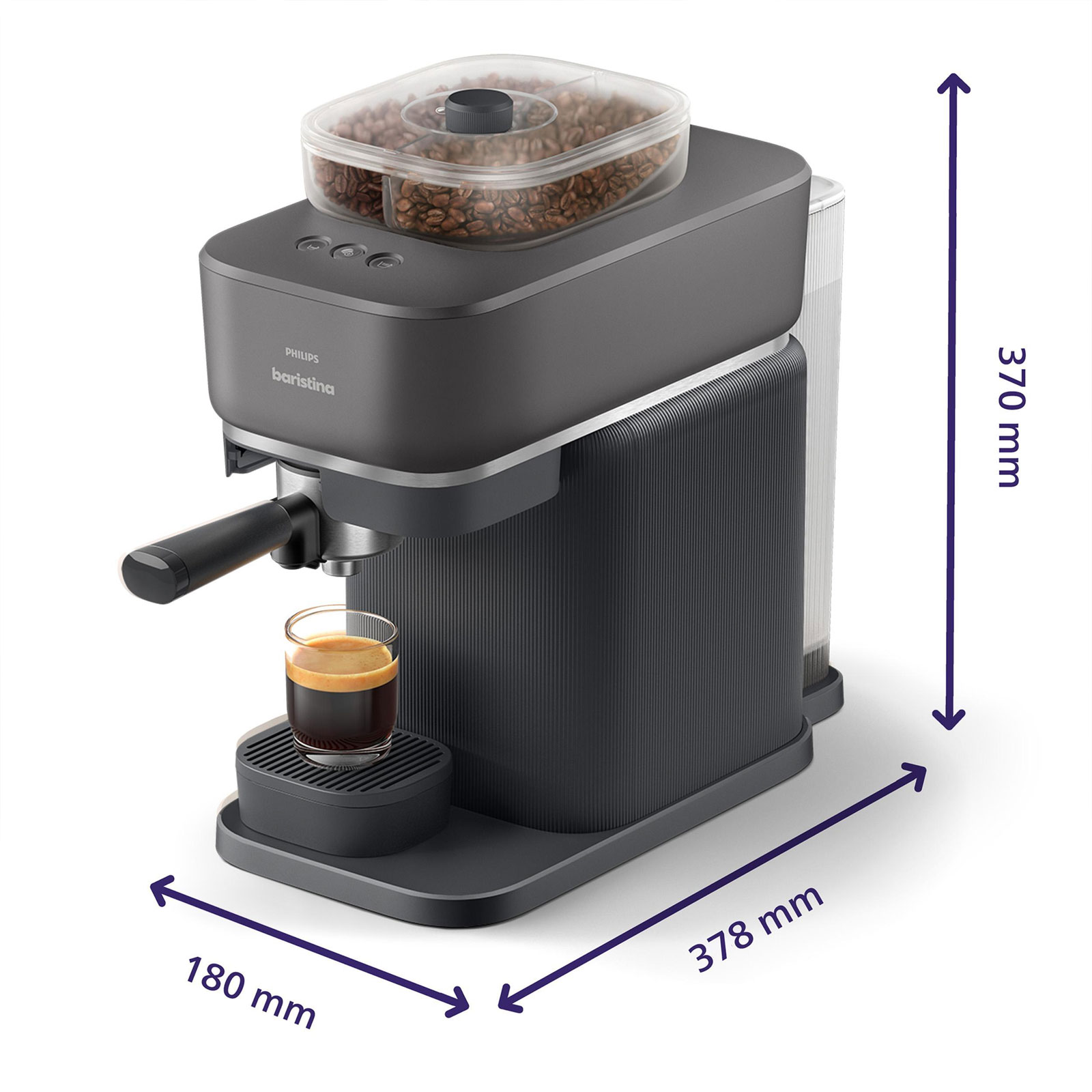 Philips BAR320/60 Baristina schwarz