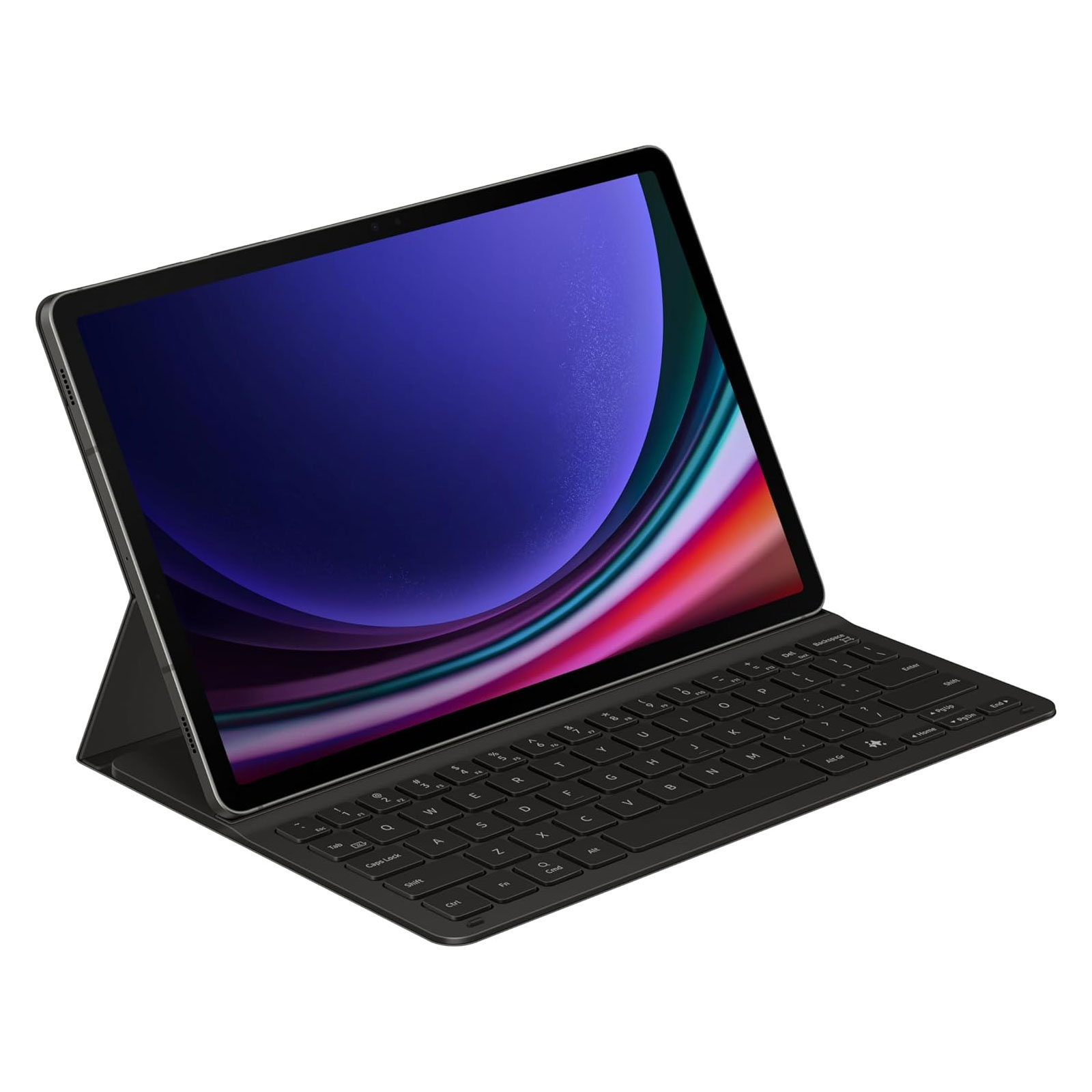 SAMSUNG Tab S9/S9 FE Book Cover Keyboard Slim black Tablet-Hülle