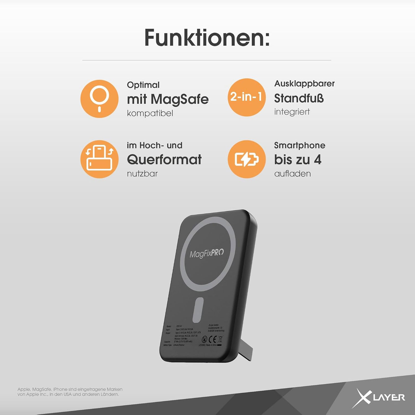 XLA MAGFIX PRO PB 10.000mAh PD XLA MAGFIX PRO PB 10.000mAh PD