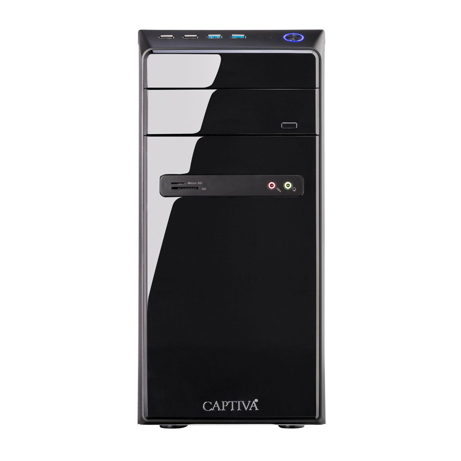 Captiva Power Starter I65-478, Intel i5-10400, 16GB, 500GB SSD Desktop-PC