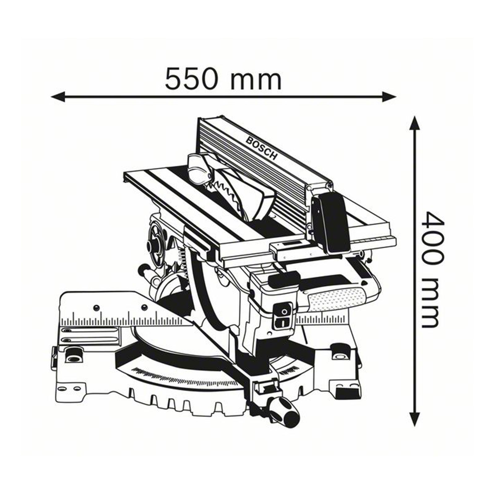 Bosch Professional GTM 12 JL (C) Kombinationssaege