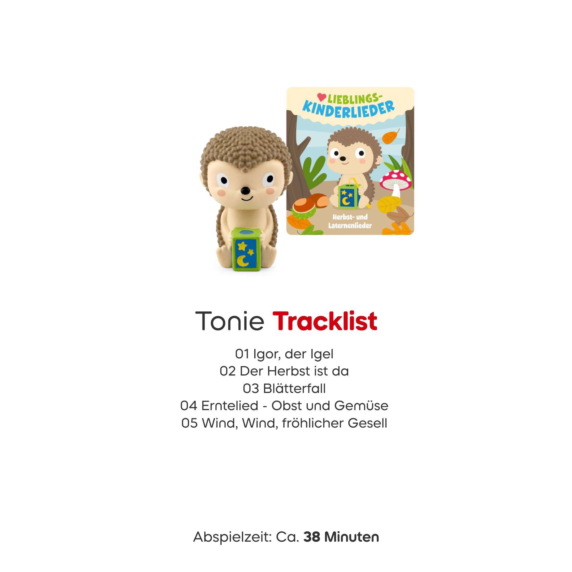 Tonies Lieblings-Kinderlieder - Herbst- und Laternenlieder Hörfigur