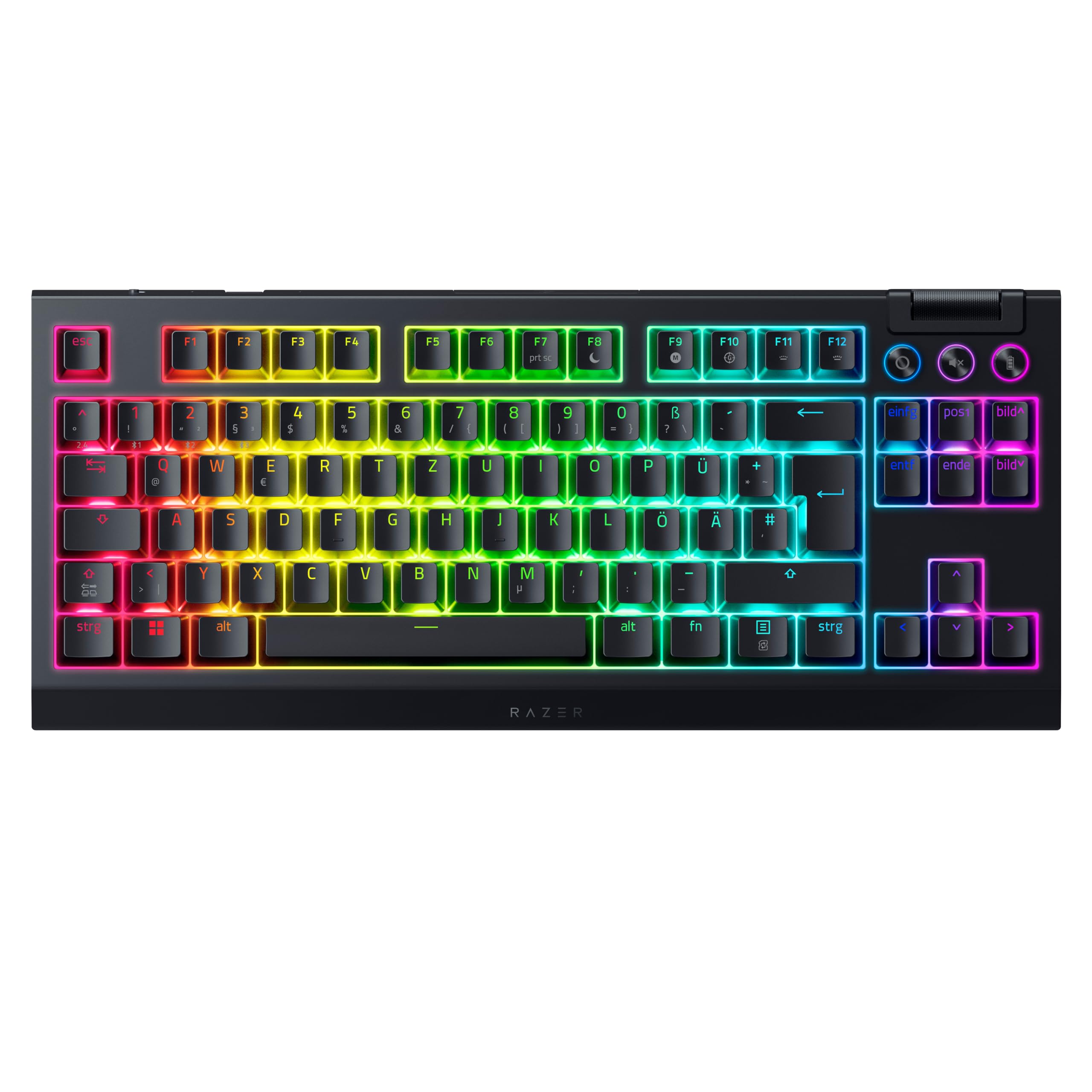 Razer BlackWidow V4 Tenkeyless HyperSpeed, Orange Tactile Switch Gaming-Tastatur