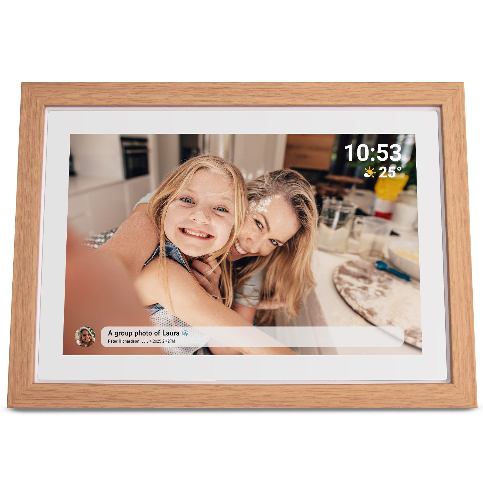 DENVER PFF-1040LW WiFi Frameo Digitaler Bilderrahmen (10,1")