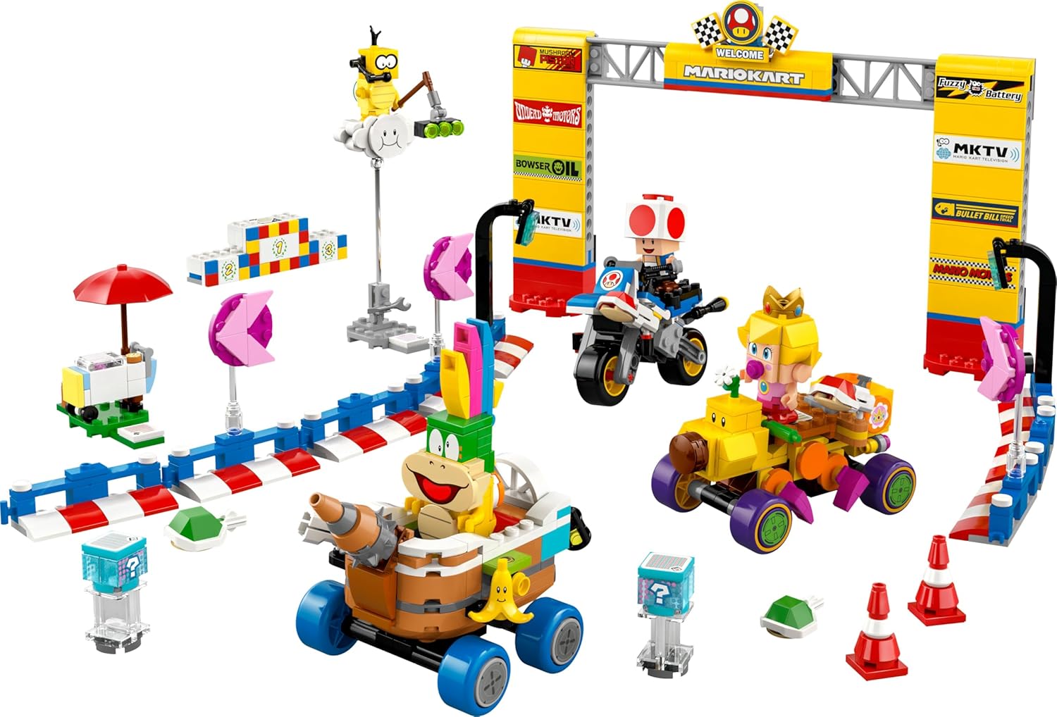 LEGO Super Mario: Mario Kart – Baby Peach & Grand Prix-Set, Nintendo Figuren