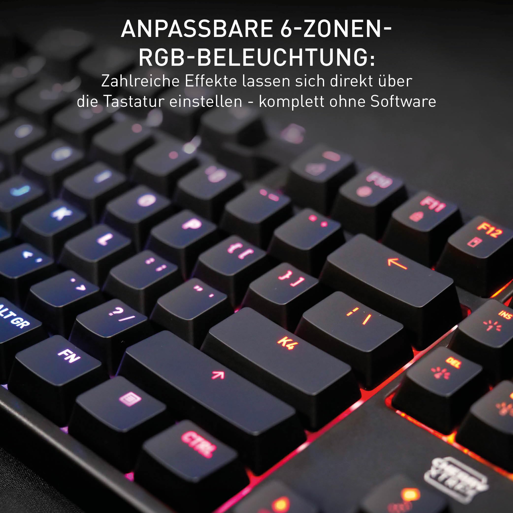 CHERRY XTRFY K4V2 TKL, Kabelgebundene Gaming-Tastatur ohne Nummernblock