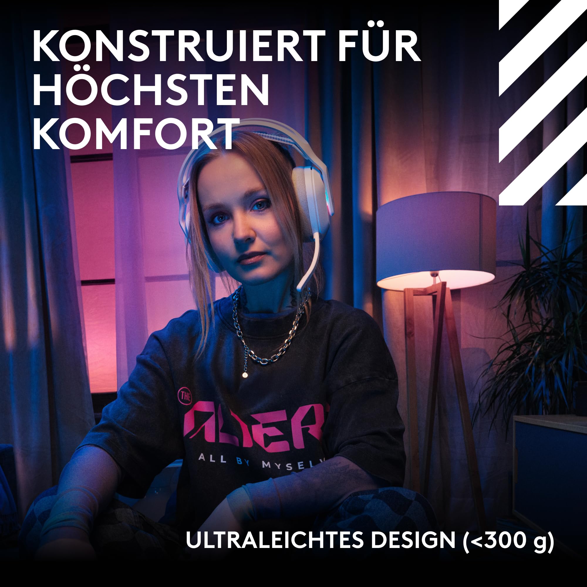 Logitech G Astro A20 X Lightspeed kabelloses Gaming-Headset PS5 Xbox Switch PC