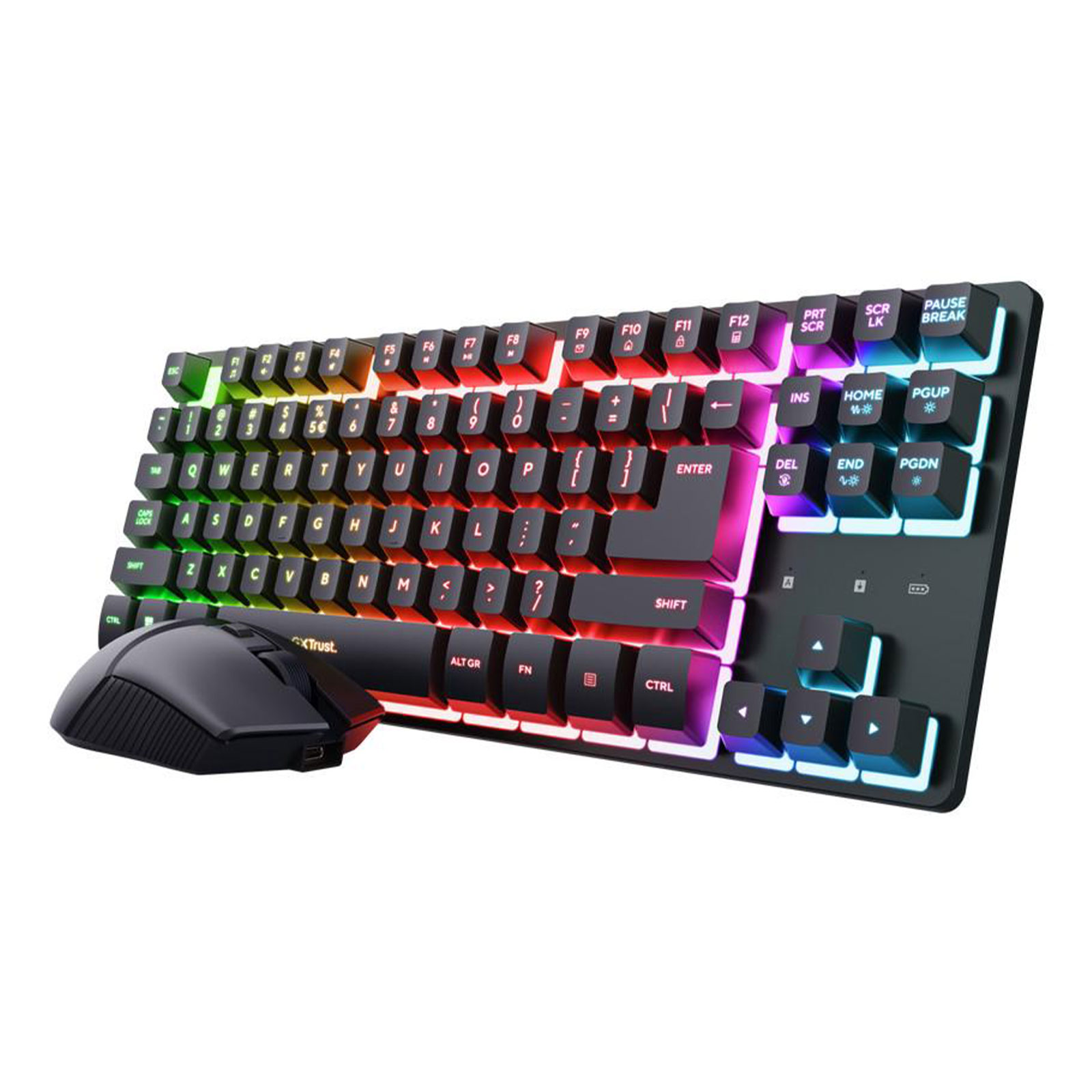 Trust Gaming GXT 832 Thado TKL-Funktastatur und Funkmaus im Set