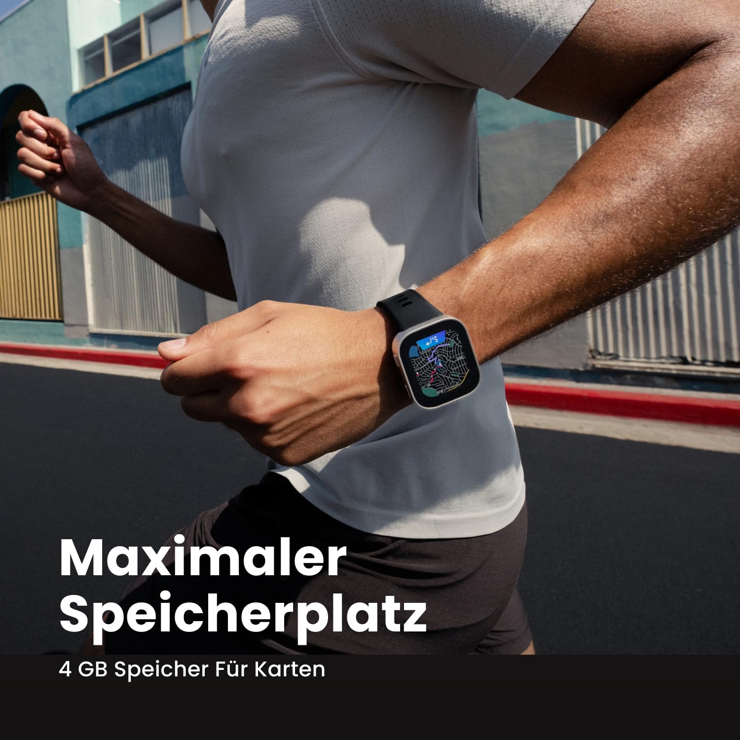 Amazfit Bip Max 50mm Smartwatch, 2.07" AMOLED-Display