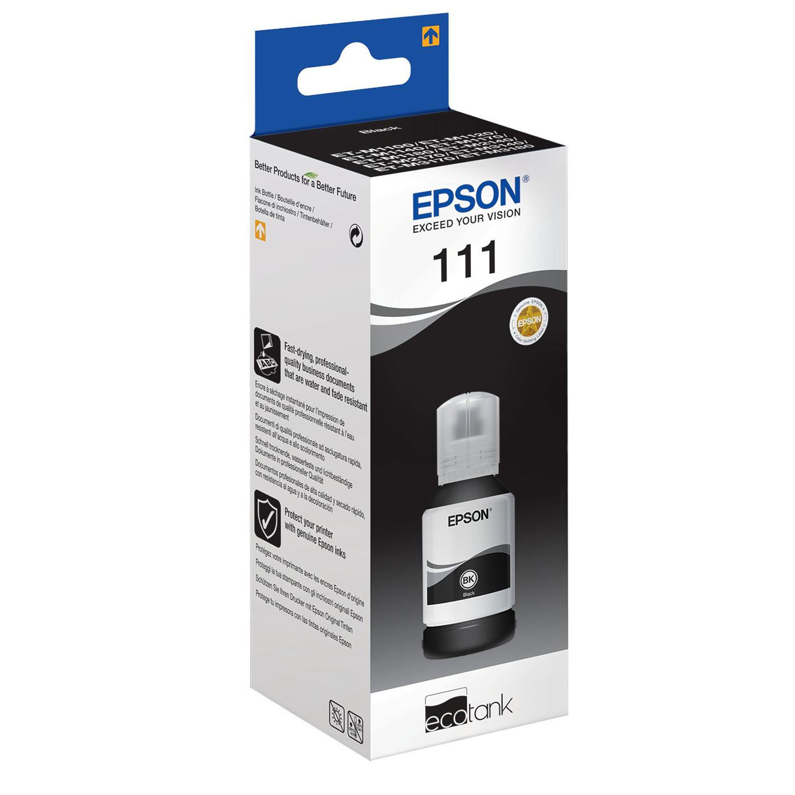 Epson C13T03M140 (111) schwarz Tintenflasche