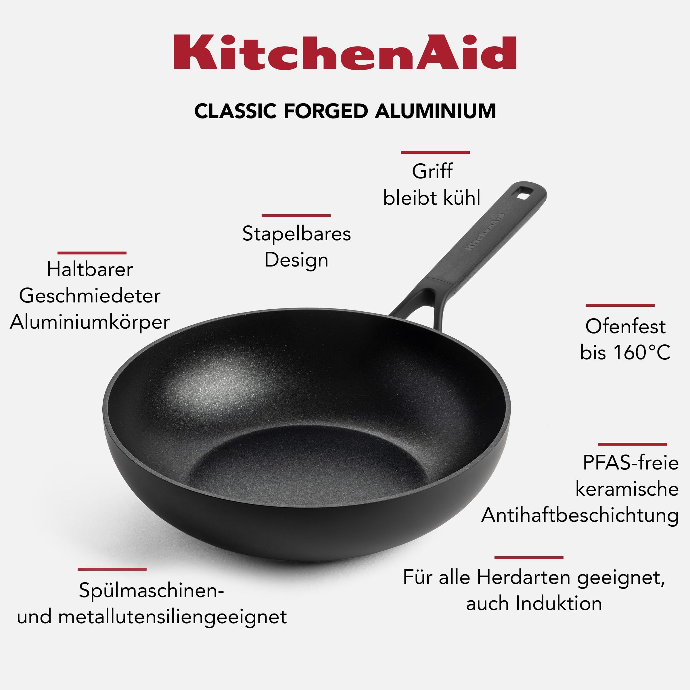 KIT CC003294-001 Wok 28cm Schwarz