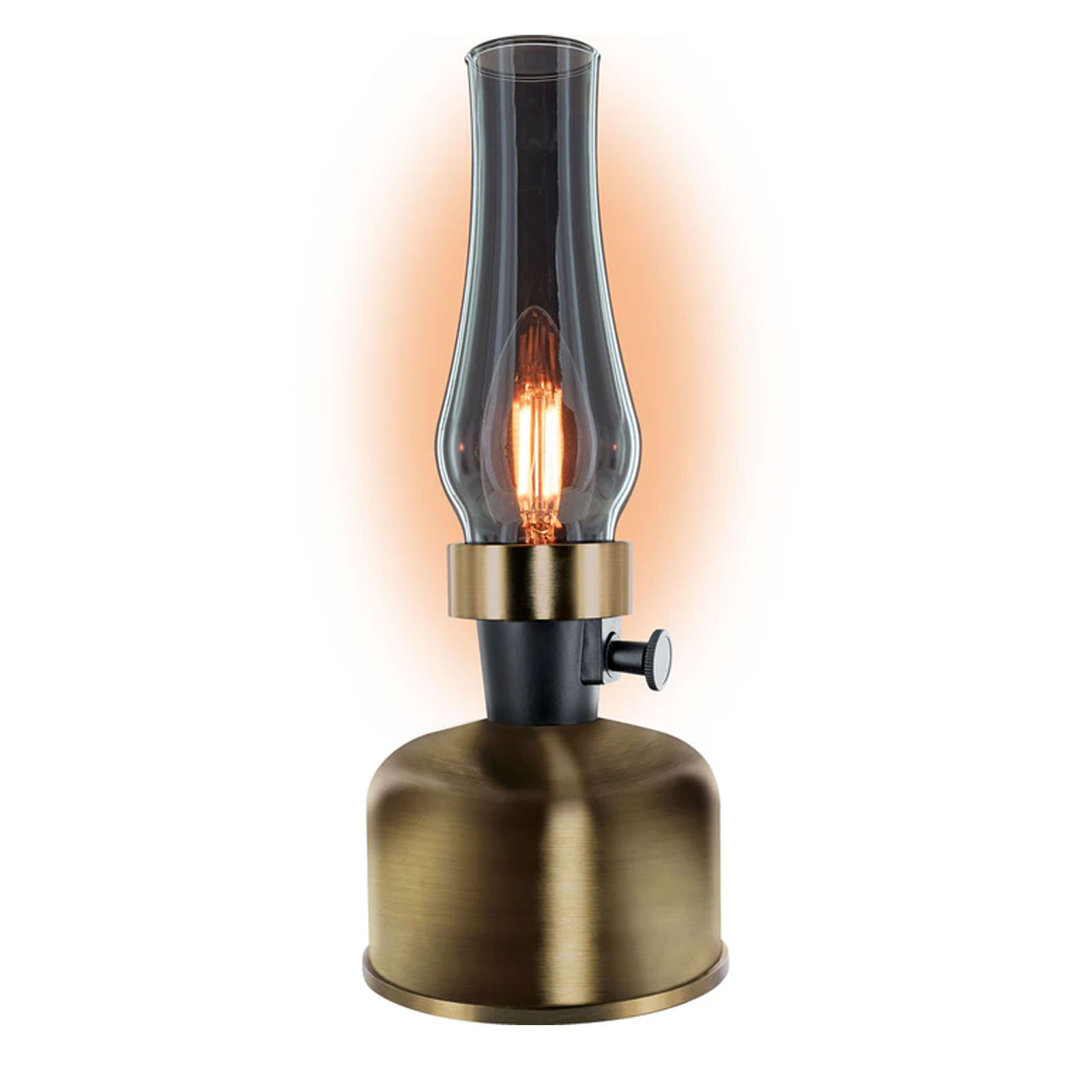 Schwaiger Retro Leuchte Petroleum Messing TILA1801