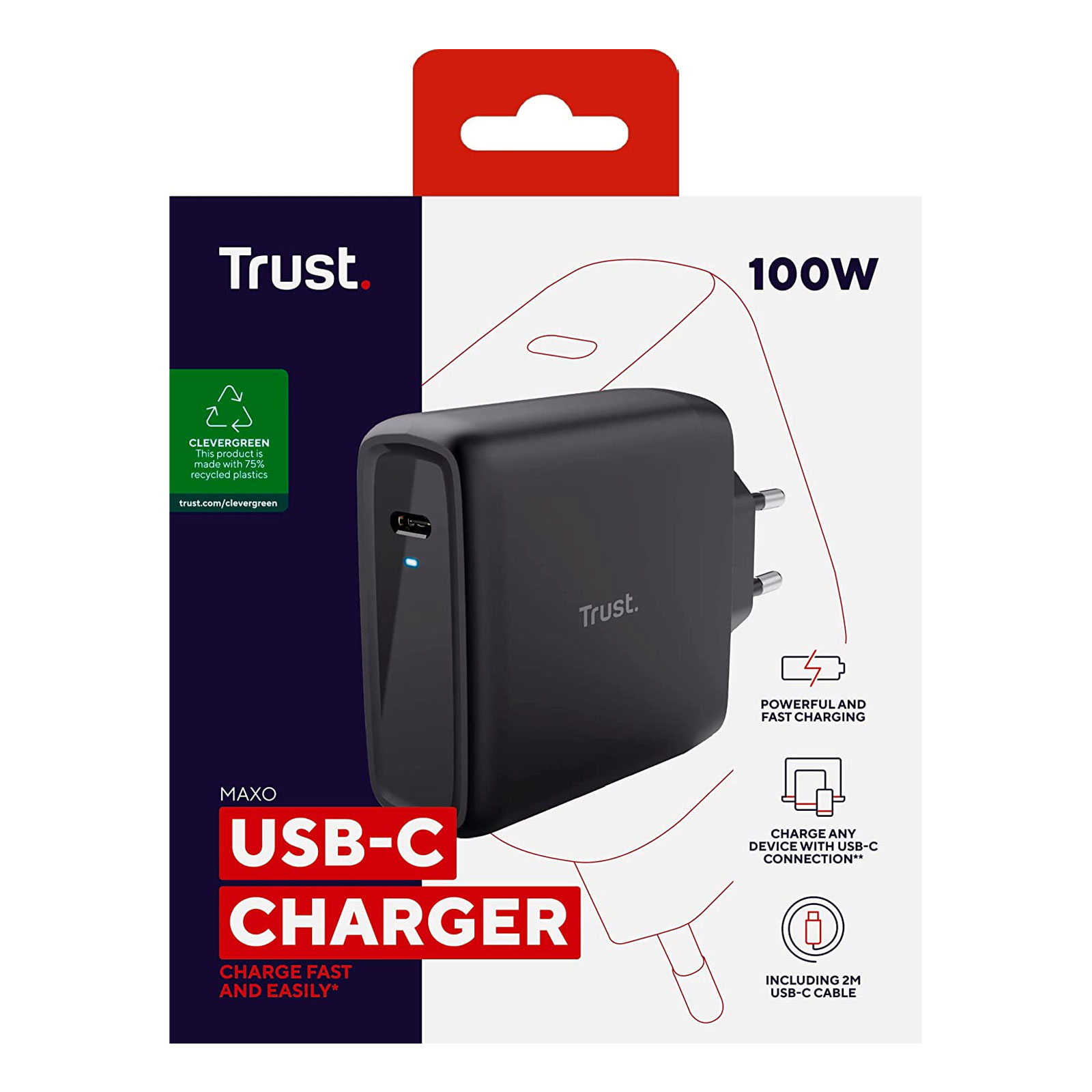 Trust Maxo USB C Ladegerät 100W