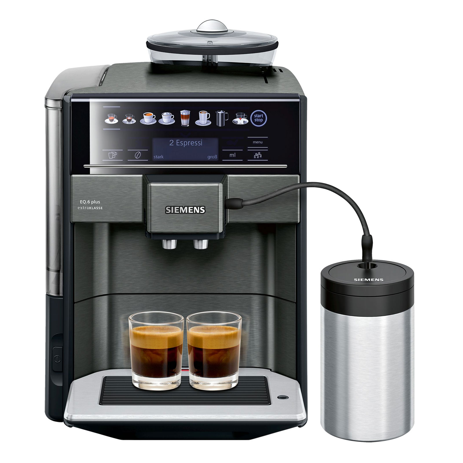 Siemens EQ.6 plus dark inox Kaffeevollautomat