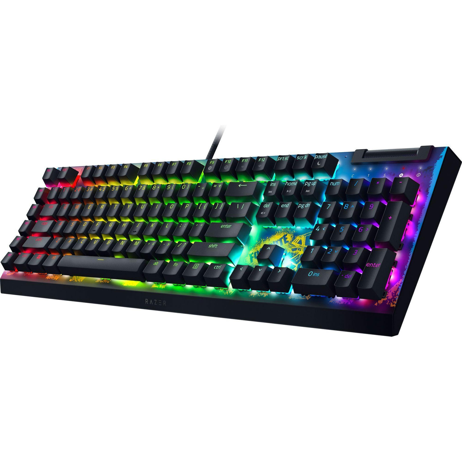 RAZER BlackWidow V4 X - Fortnite Edition, Yellow Switches (US-Layout, mechanisch)