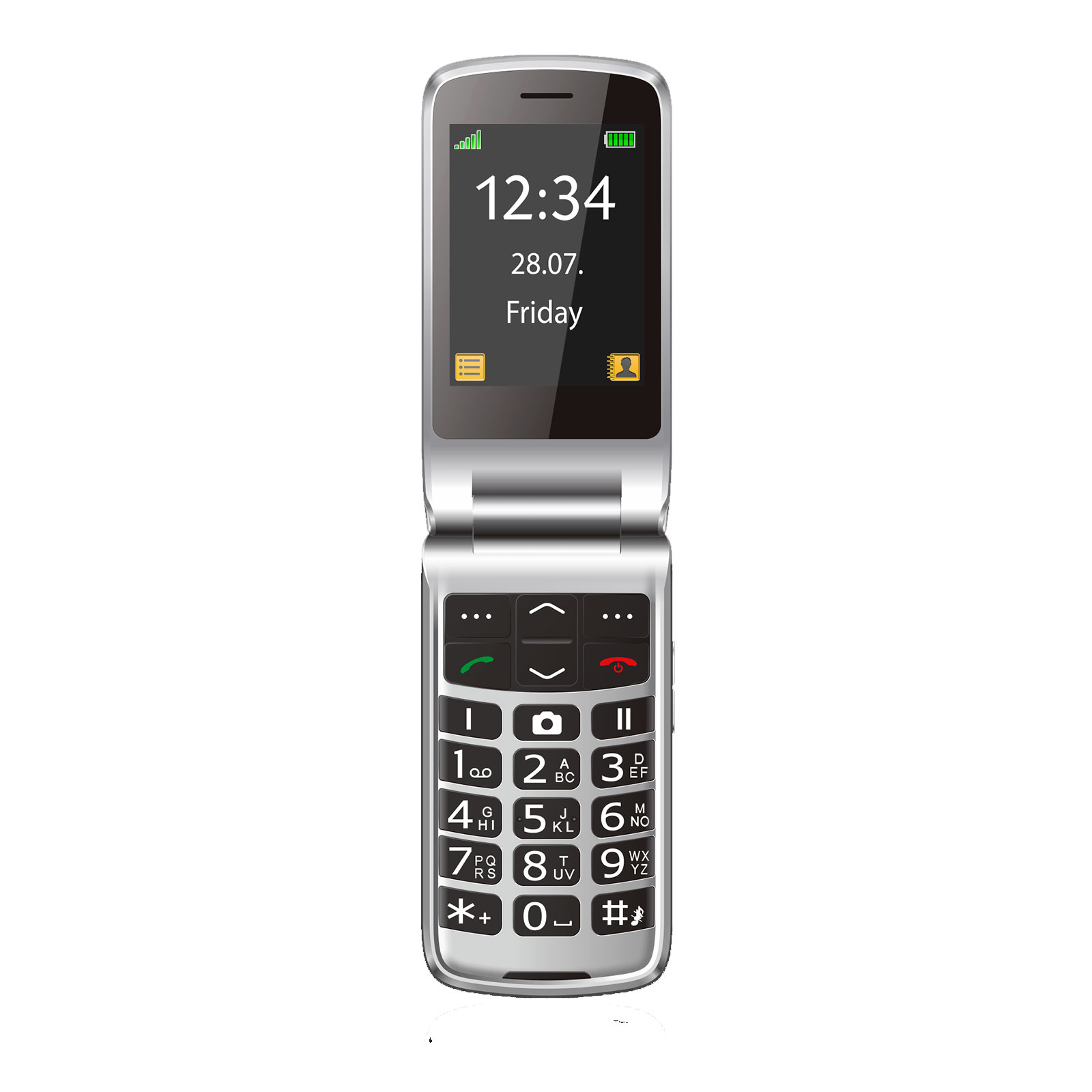 Beafon SL645 LTE 4G silber-schwarz (2025) Handy