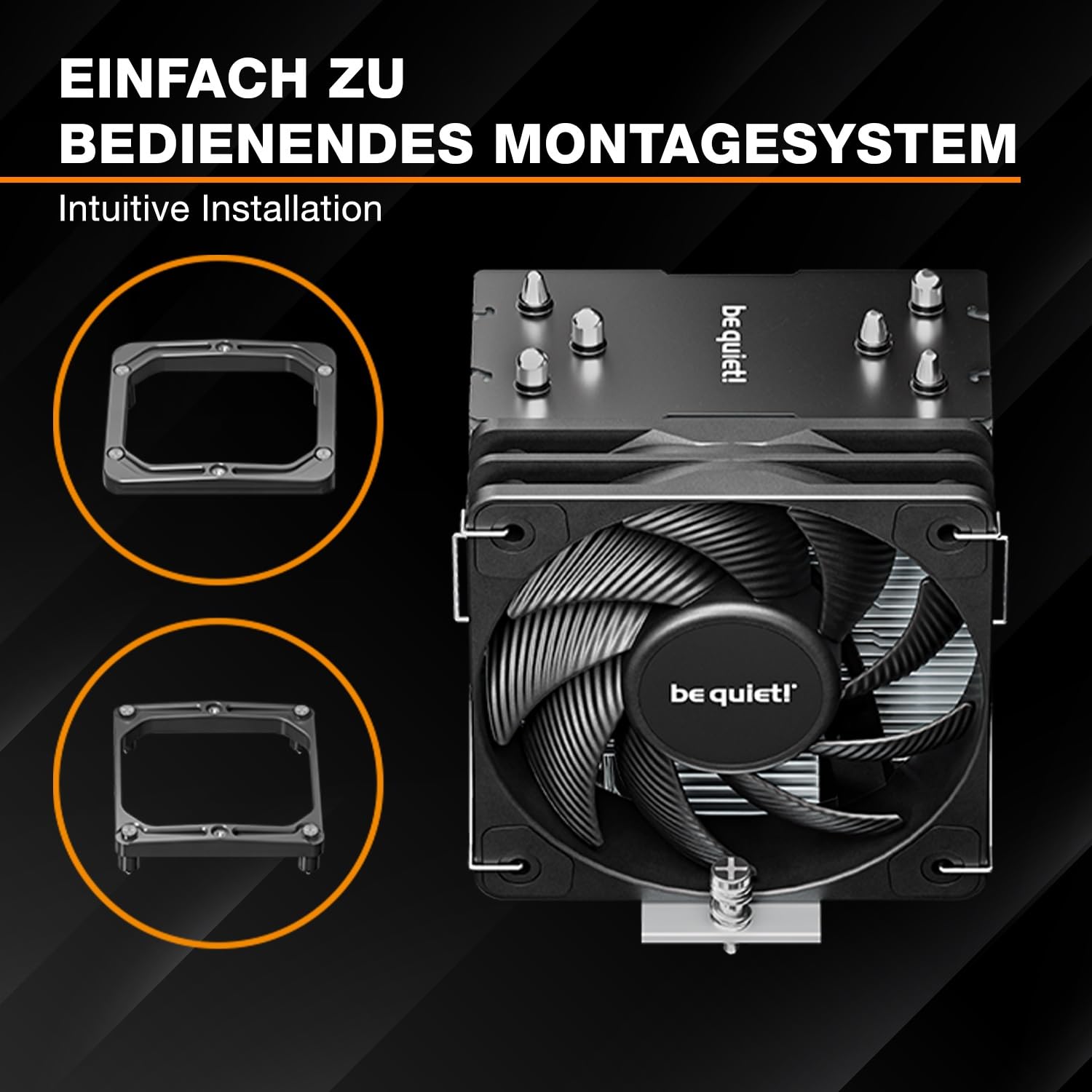 be quiet! Pure Rock Slim 3, CPU Kühler