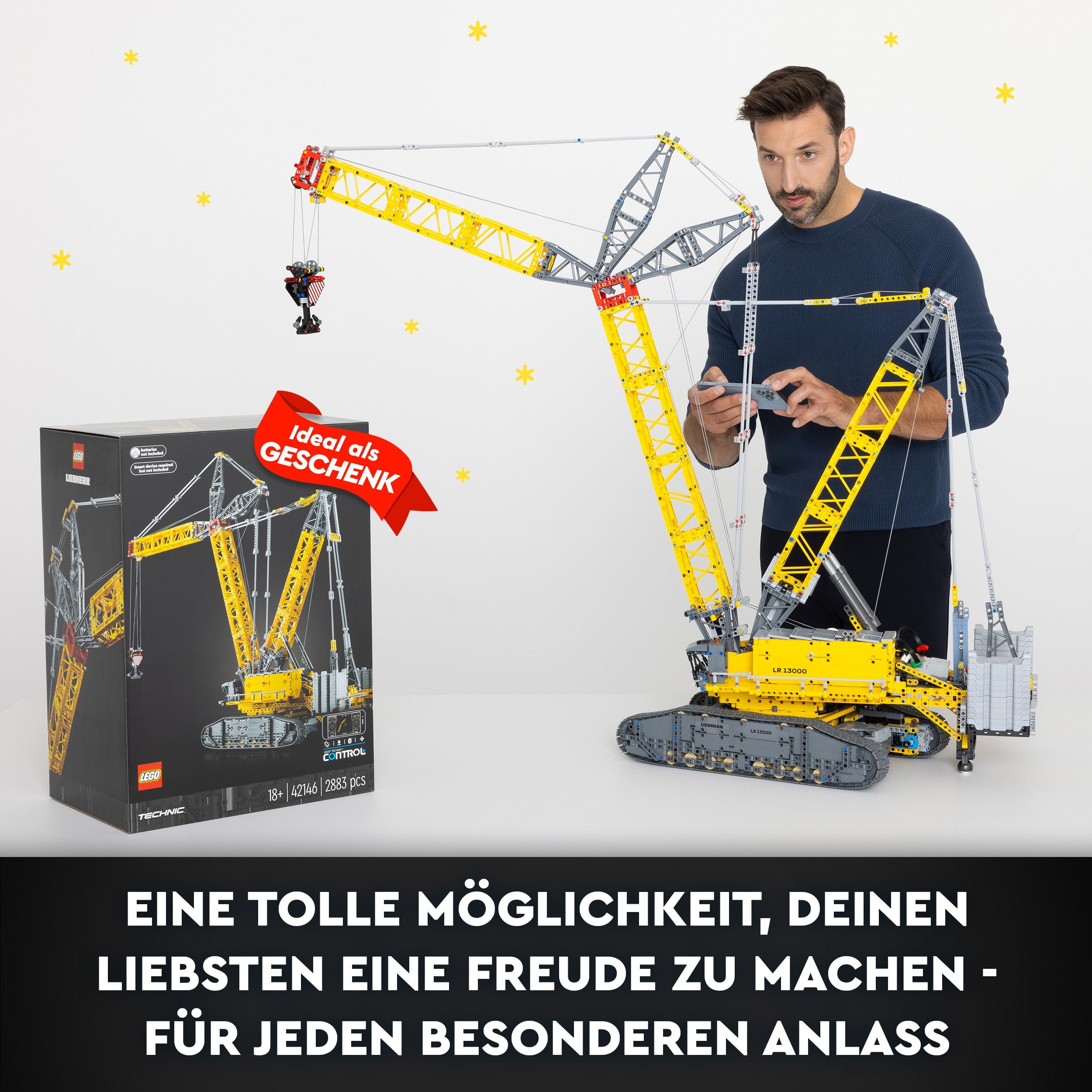 LEGO Technic Liebherr LR 13000 Raupenkran Set 42146