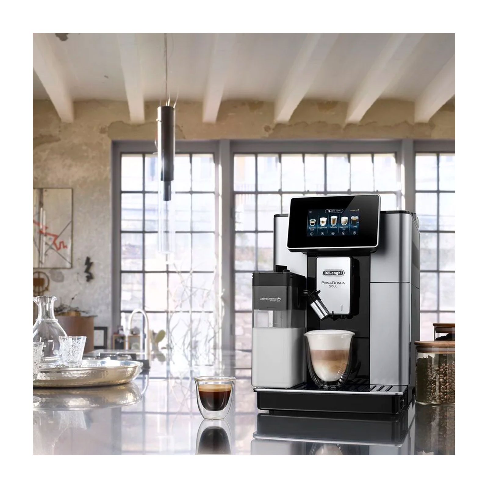DeLonghi ECAM 610.55.SB Kaffeevollautomat Refurbished DeLonghi ECAM 610.55.SB Kaffeevollautomat Refurbished