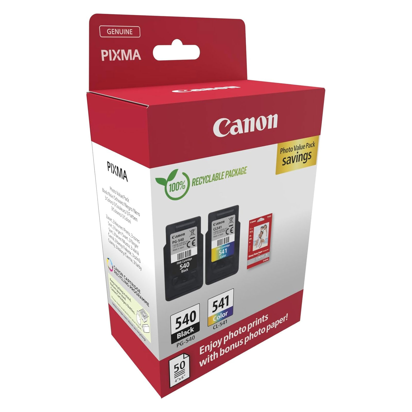 Canon PG-540/CL-541 Photo Value