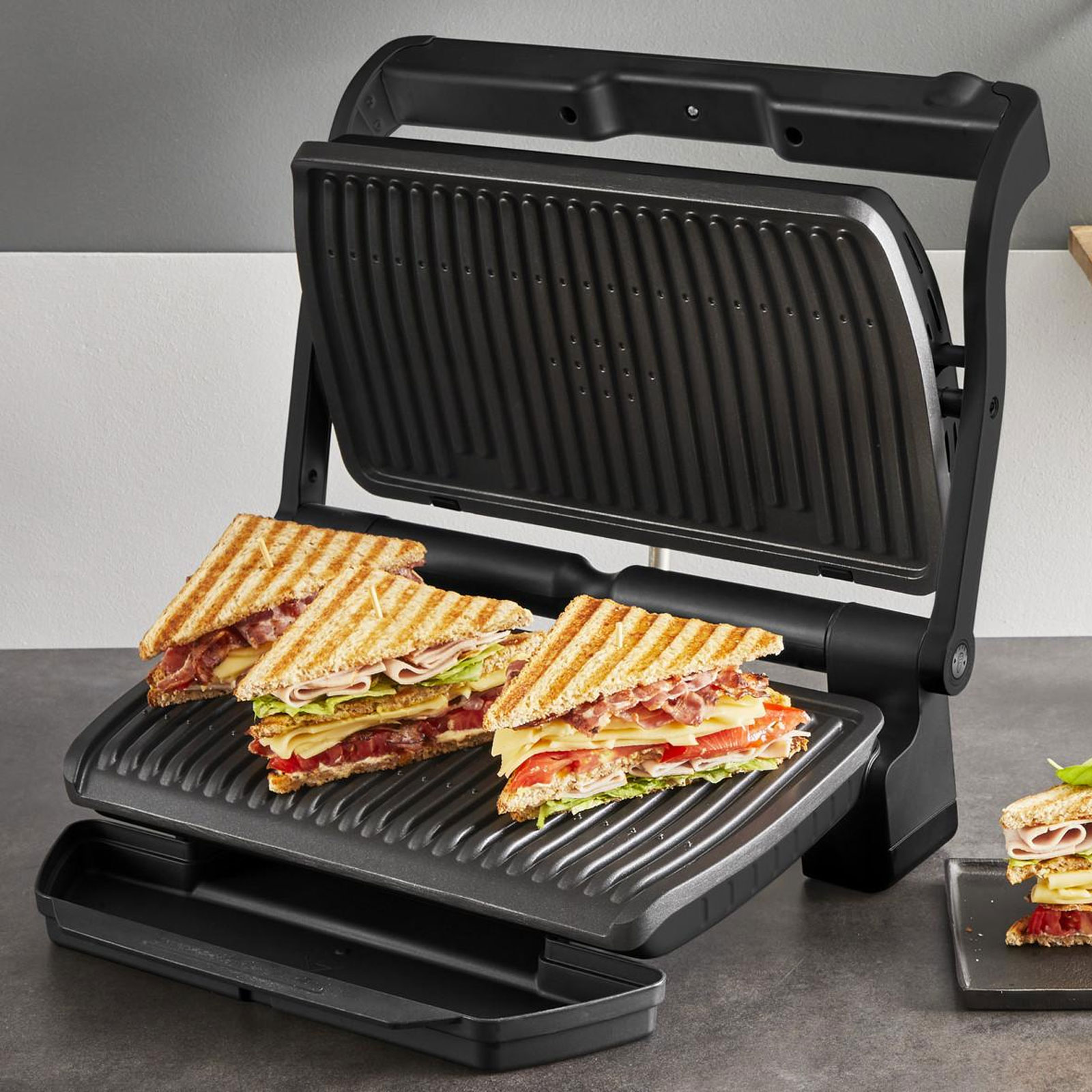 Tefal Kontaktgrill GC7278 OptiGrill+ Upgrade XL 2.000 Watt Leistung