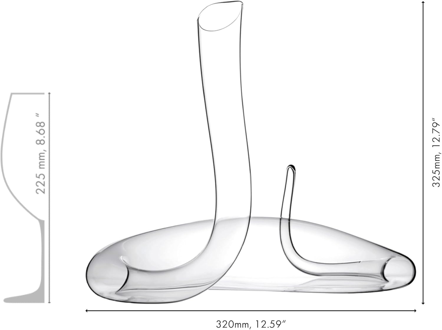 Riedel Dekanter Mamba für Rotwein 1,5l Füllmenge 1950/19