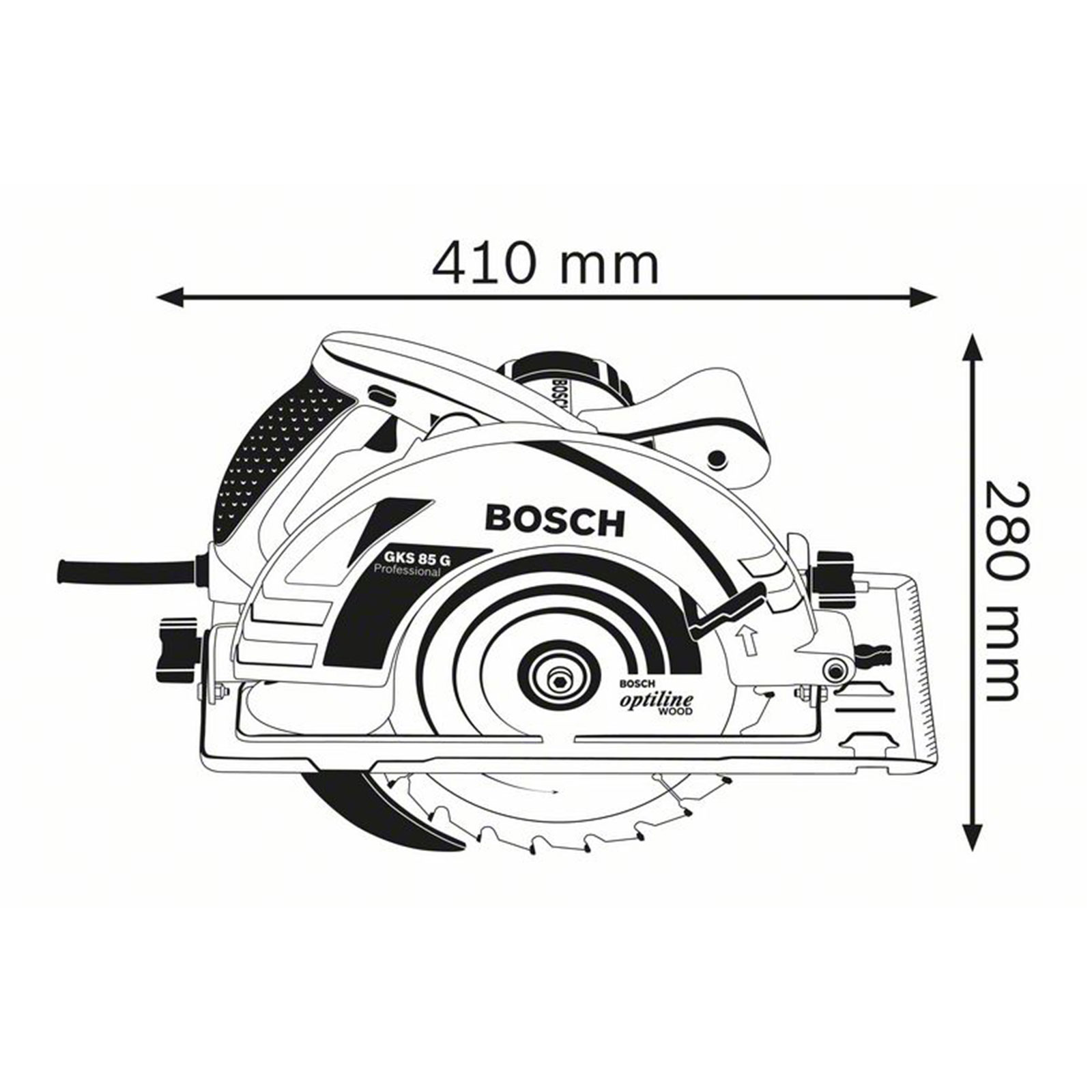 Bosch Professional GKS 85 G (L) Elektrische Handkreissaege