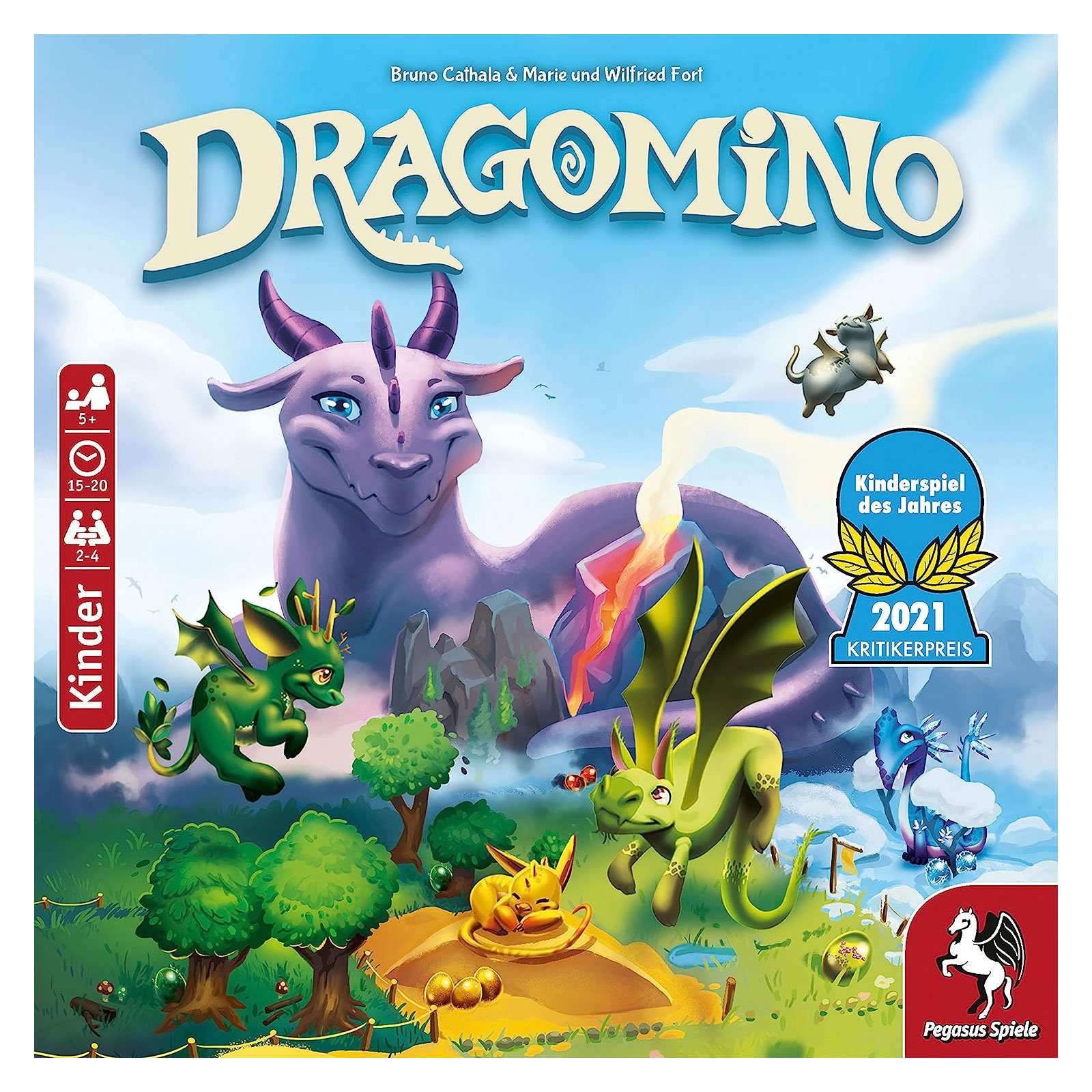 Pegasus Spiele Dragomino 57111G Brettspiel