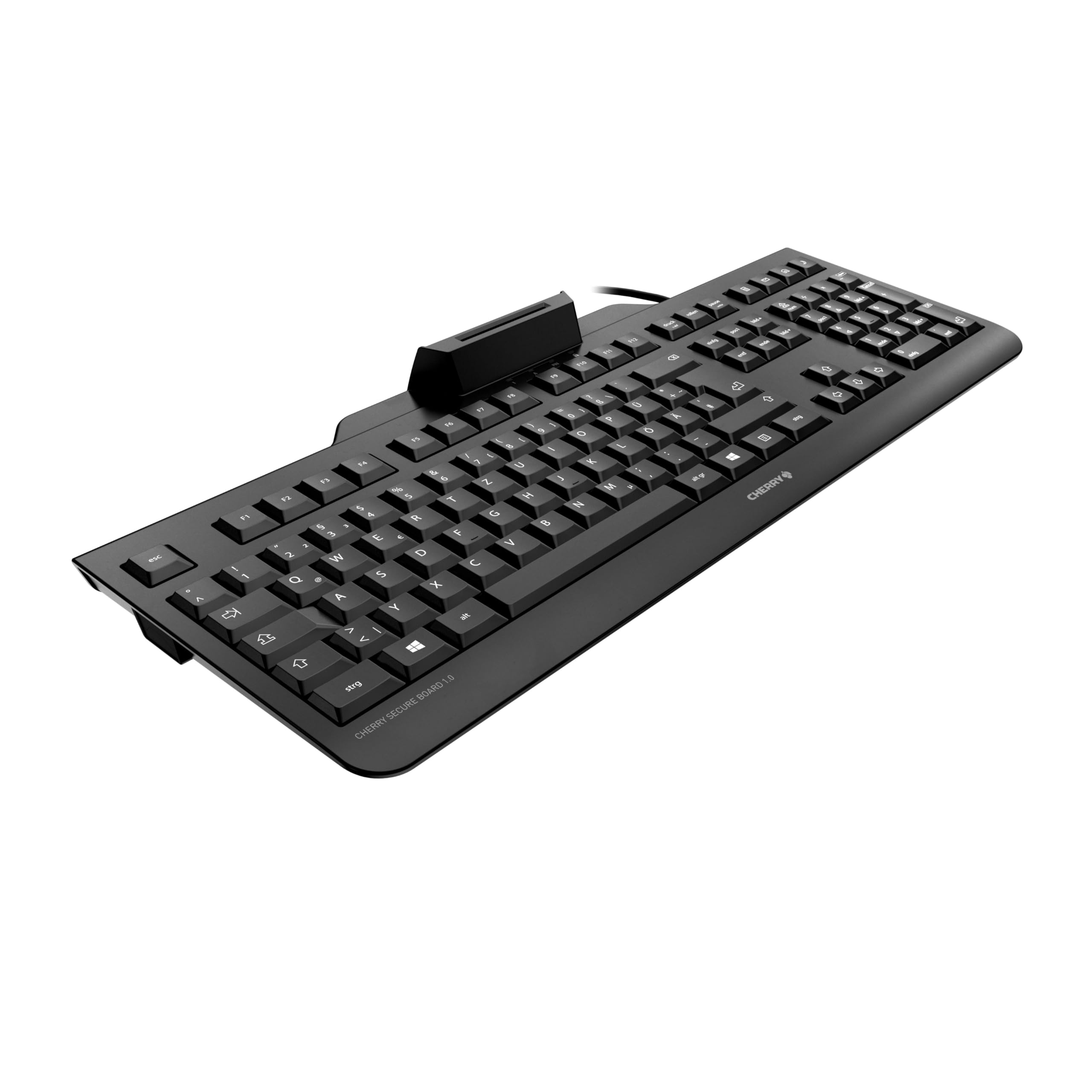 CHERRY Secure Board 1.0, Kabelgebundene Security-Tastatur mit Kartenleser