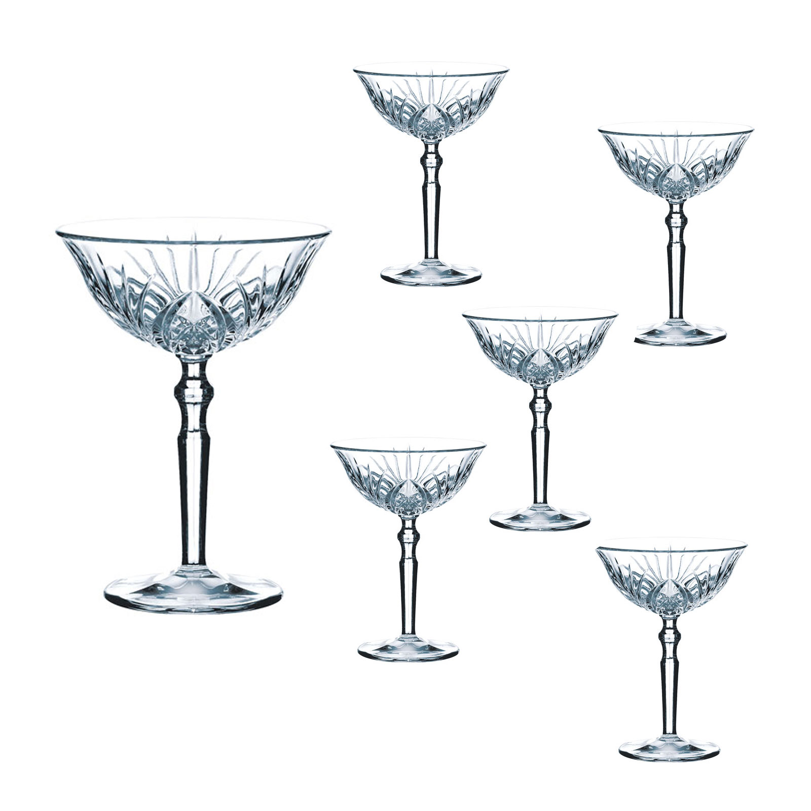 Nachtmann Cocktailschale Cocktailglas Palais 6 Stück