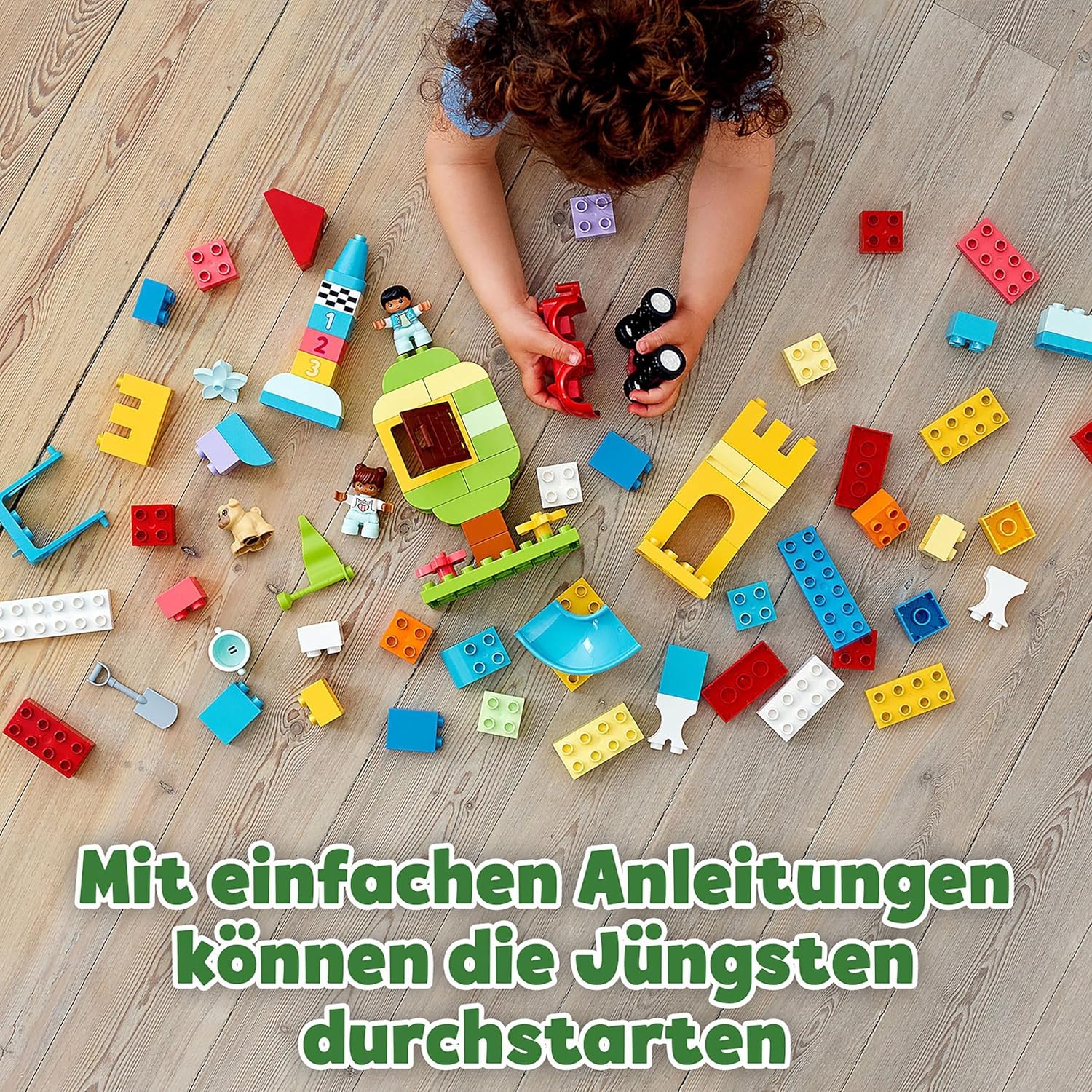 LEGO DUPLO Classic Steinebox - Montessori Spielzeug ab 1 Jahr