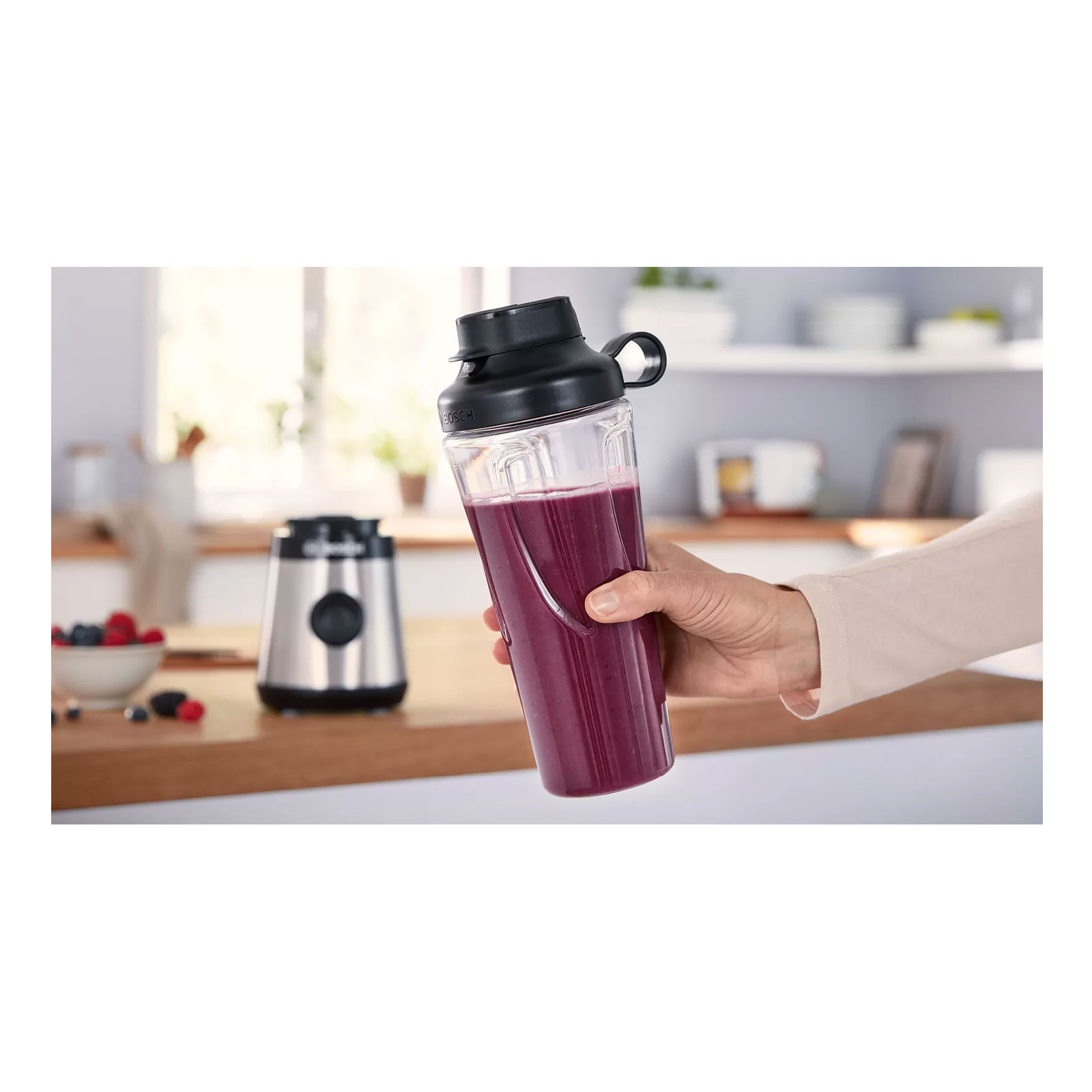 Bosch Standmixer, VitaPower Serie | 2, 450 W, Edelstahl MMB2111M