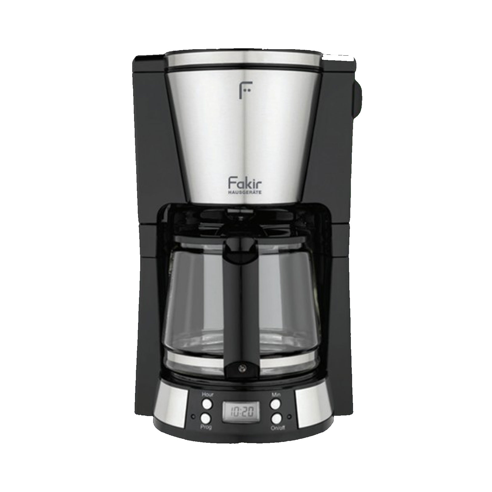 Fakir Coffee Mine Filterkaffeemaschine (12 Tassen, 1,5 l Wassertank, Glaskaraffe, Warmhaltefunktion, Tropf-Stopp, Abschaltautomatik, Wasserstandsanzeige, Waschbarer Filter)