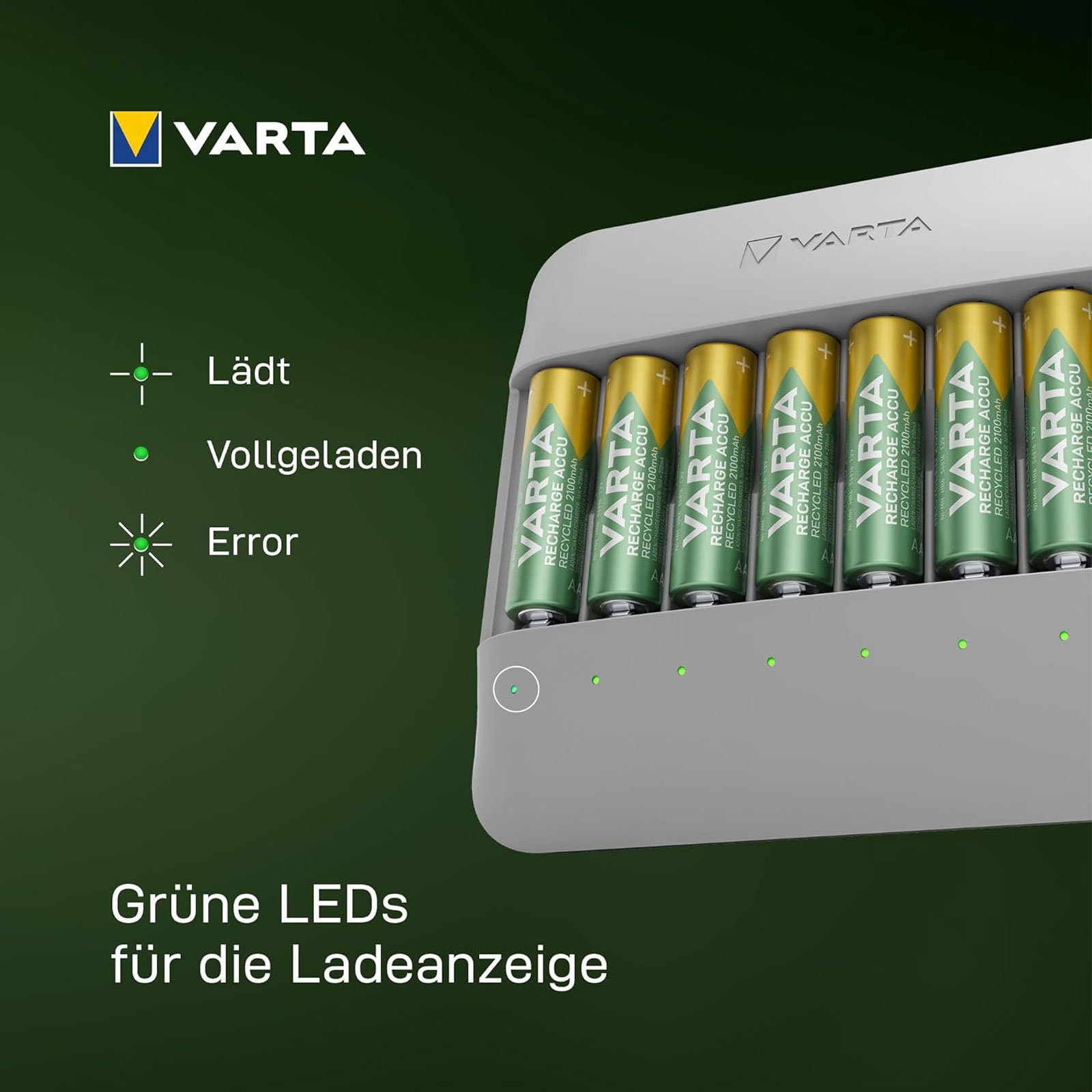 VARTA Ladegerät Eco Charger M.R ohne Bat.