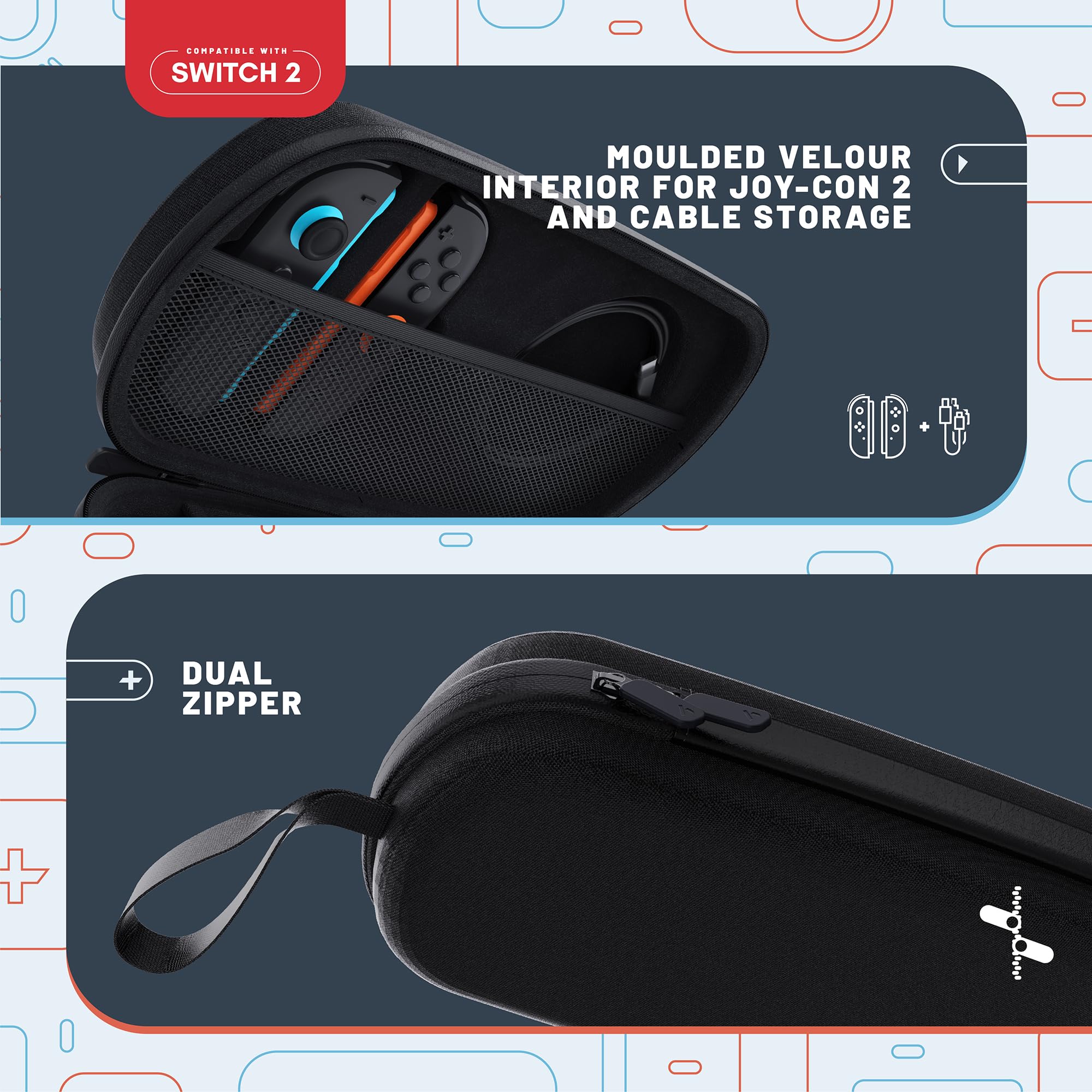 STEALTH Reisetasche für Handheld-Konsole, kompatibel mit Switch 2