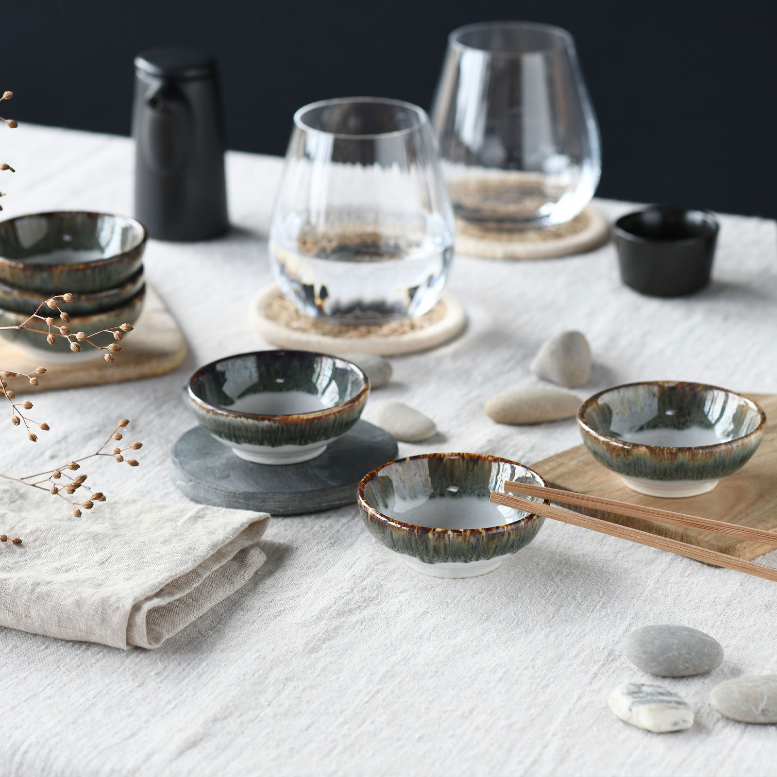 CreaTable Cascade 21814 Sojaschalen Set, 6-teilig