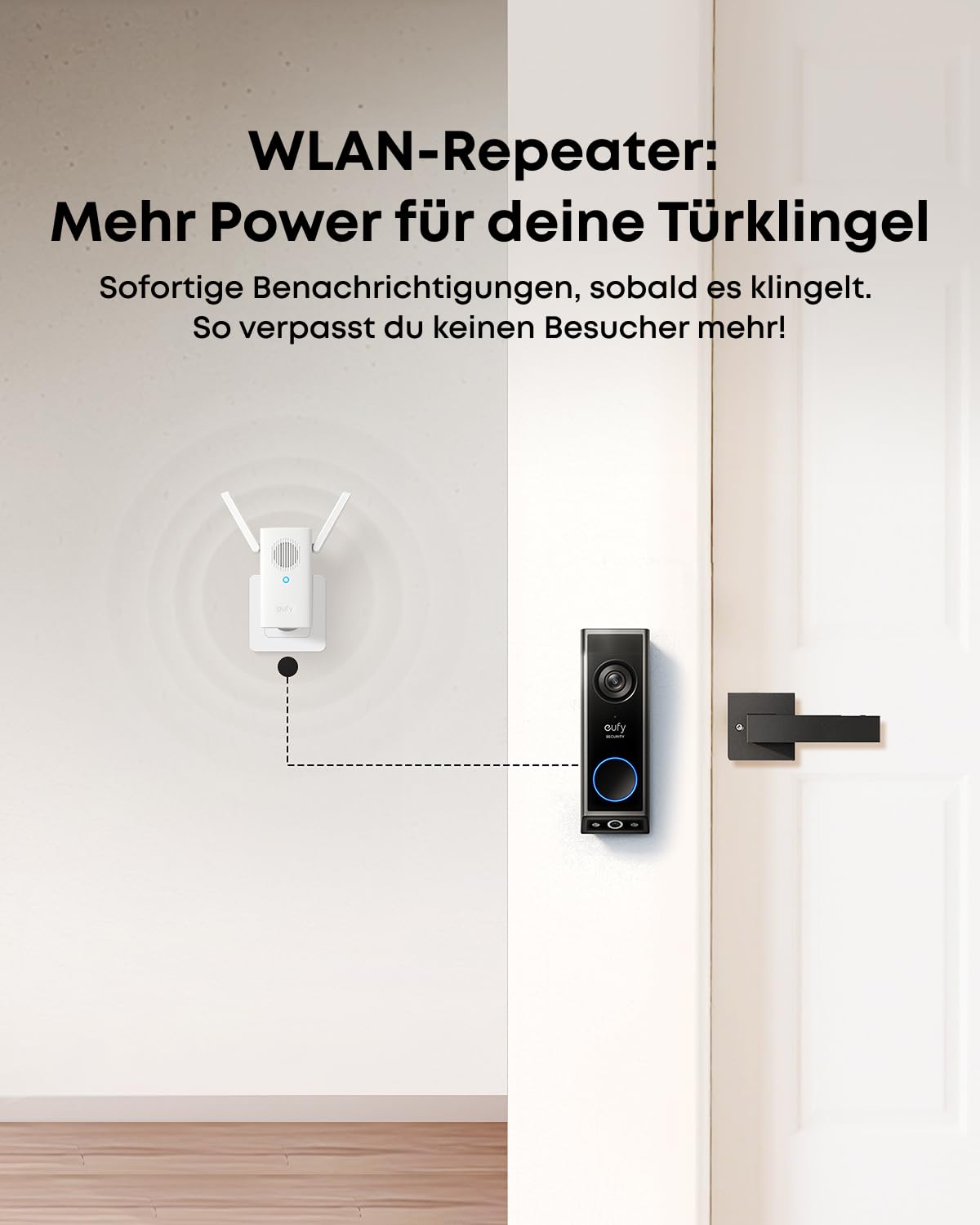 eufy WLAN Repeater, Dual-Band 2,4GHz & 5GHz, Reichweitenverstärker