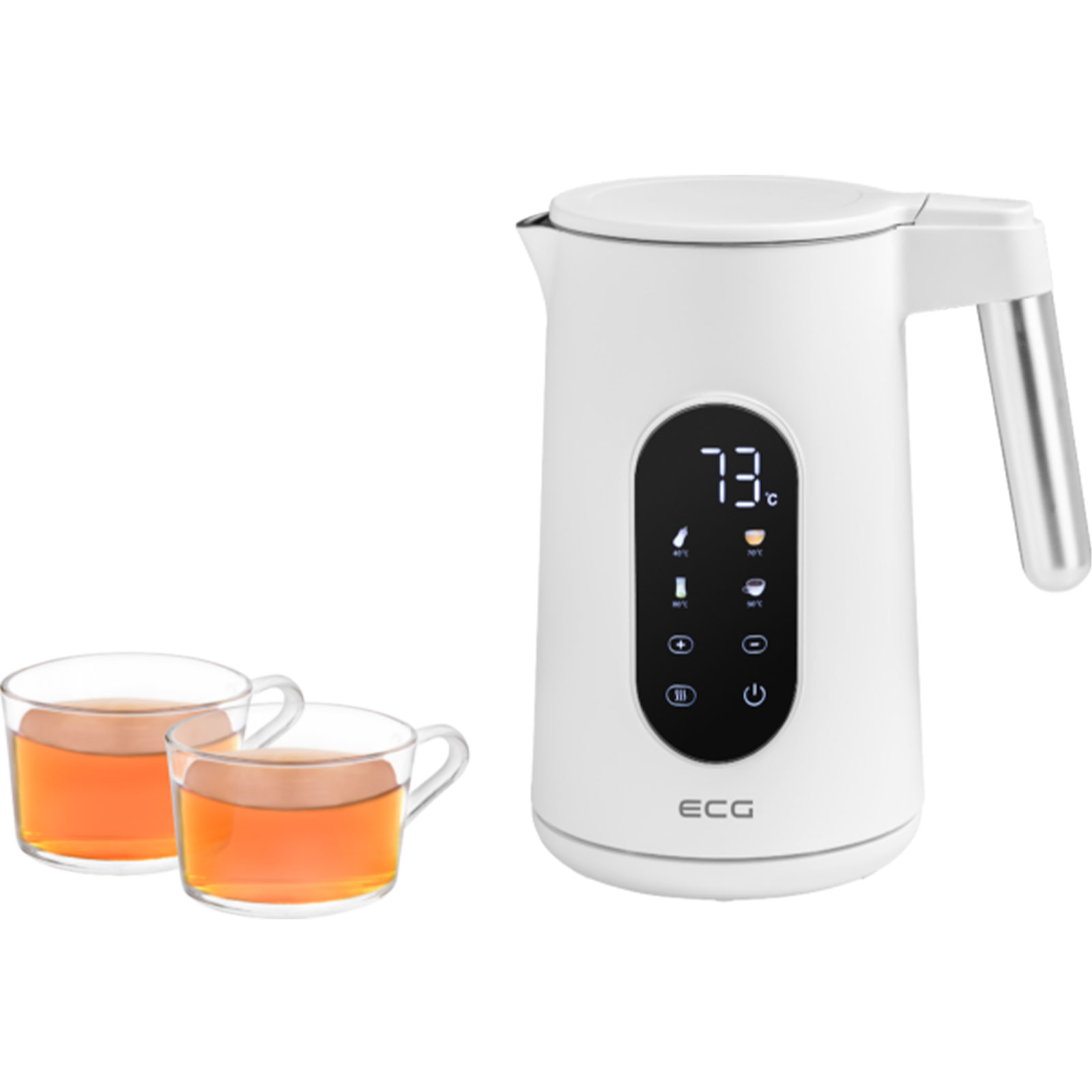 ECG RK 1799 Smart White Wasserkocher