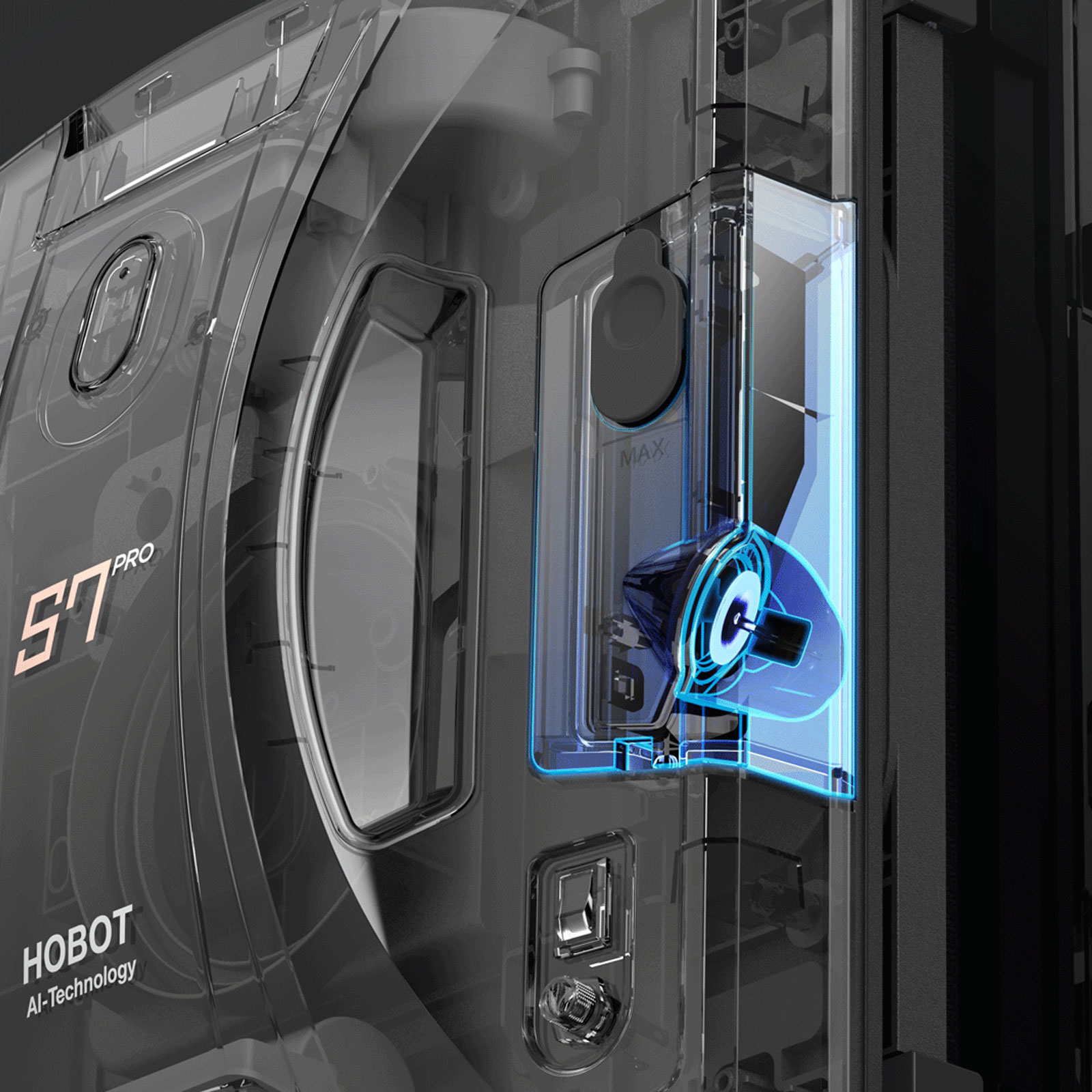 Hobot  S-7 Pro Fensterputzroboter, Weiss