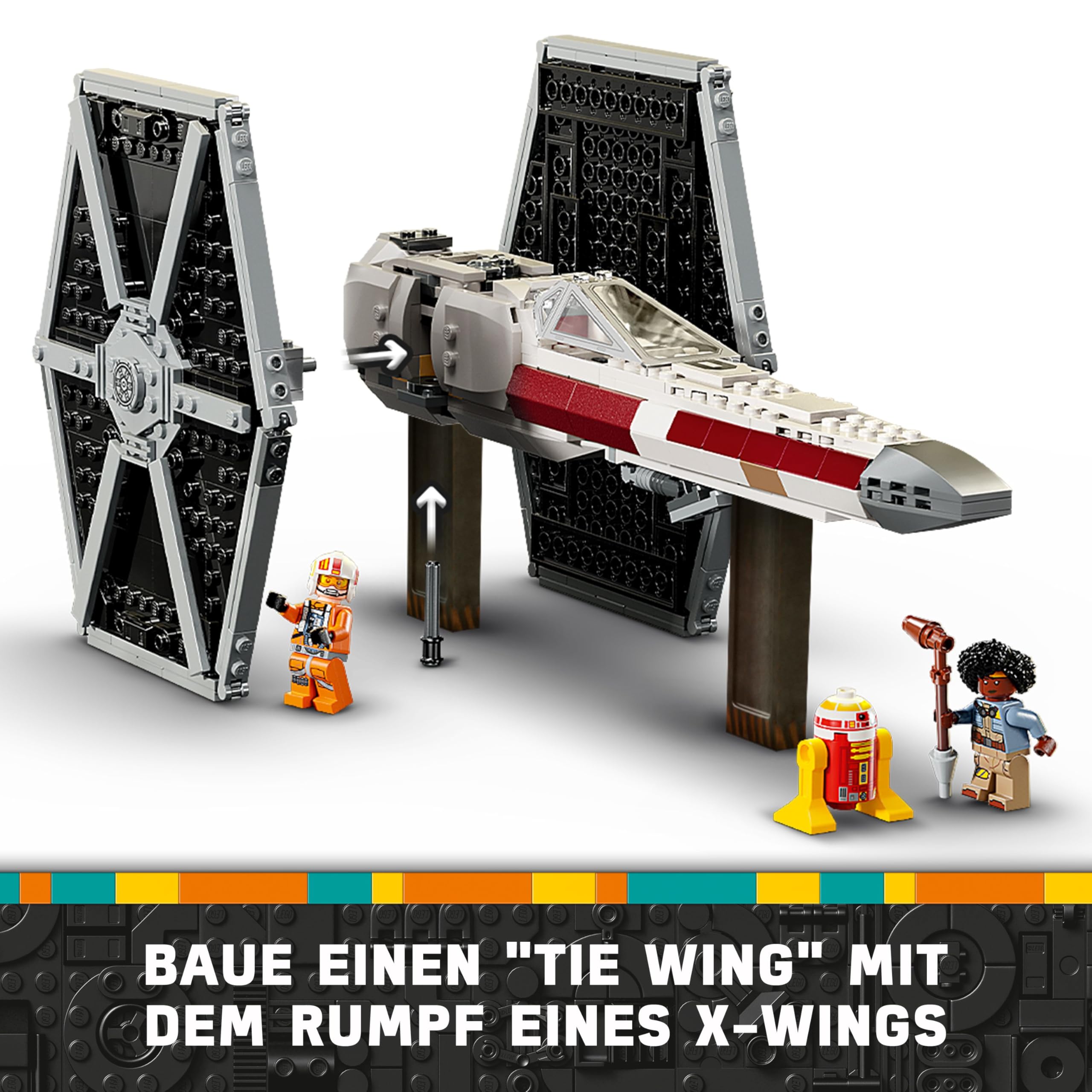 LEGO Star Wars 75393 Mashup aus TIE Fighter & X-Wing