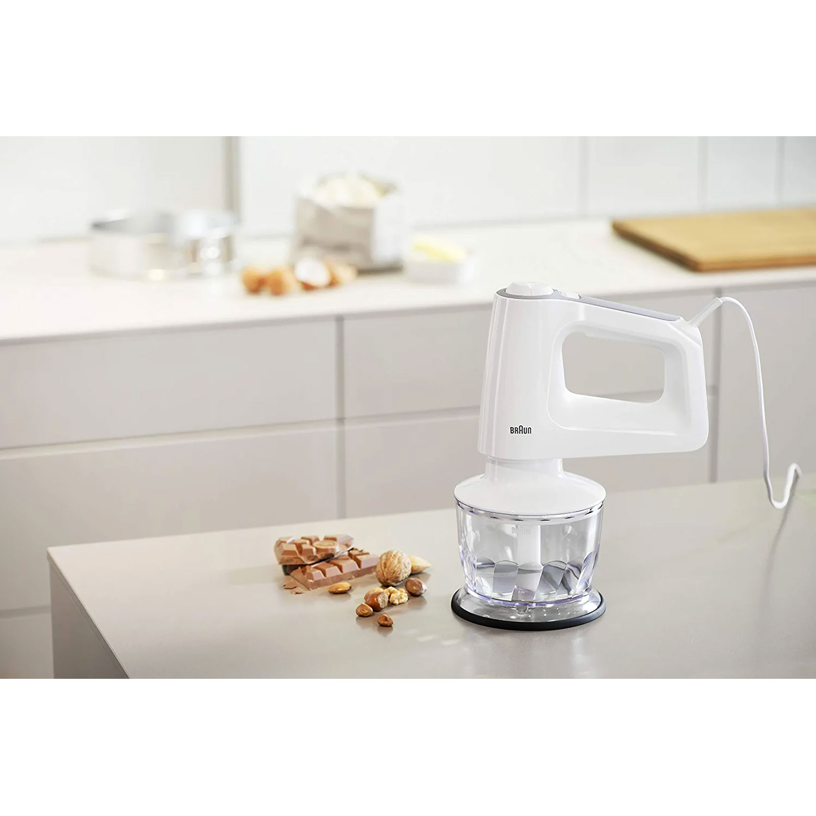 BRAUN HM 3135 WH MultiMix Handmixer weiß