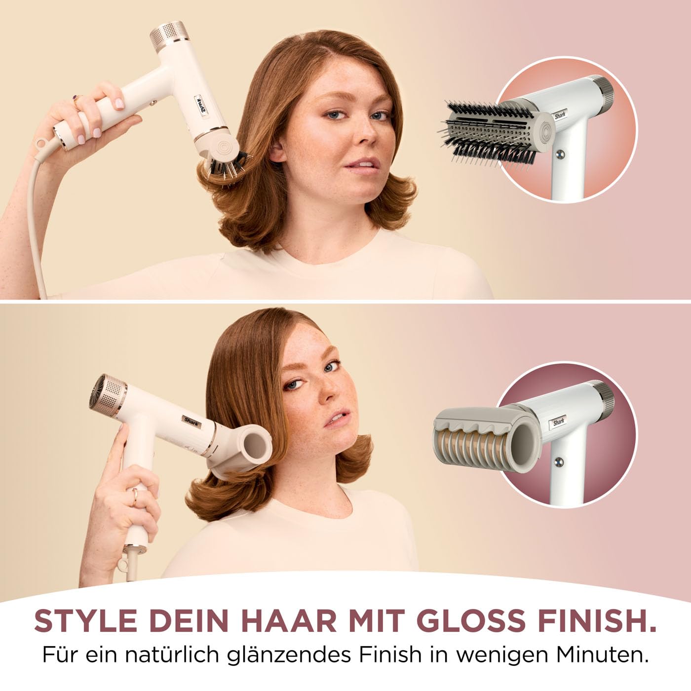 Shark SpeedStyle Haartrockner & RapidGloss Finisher mit Aufbewahrungstasche